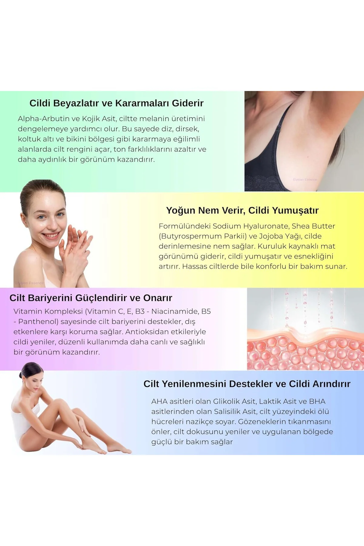 Cilt Beyazlatıcı | Kararma Giderici Krem - Genital Bölge, Koltuk 
