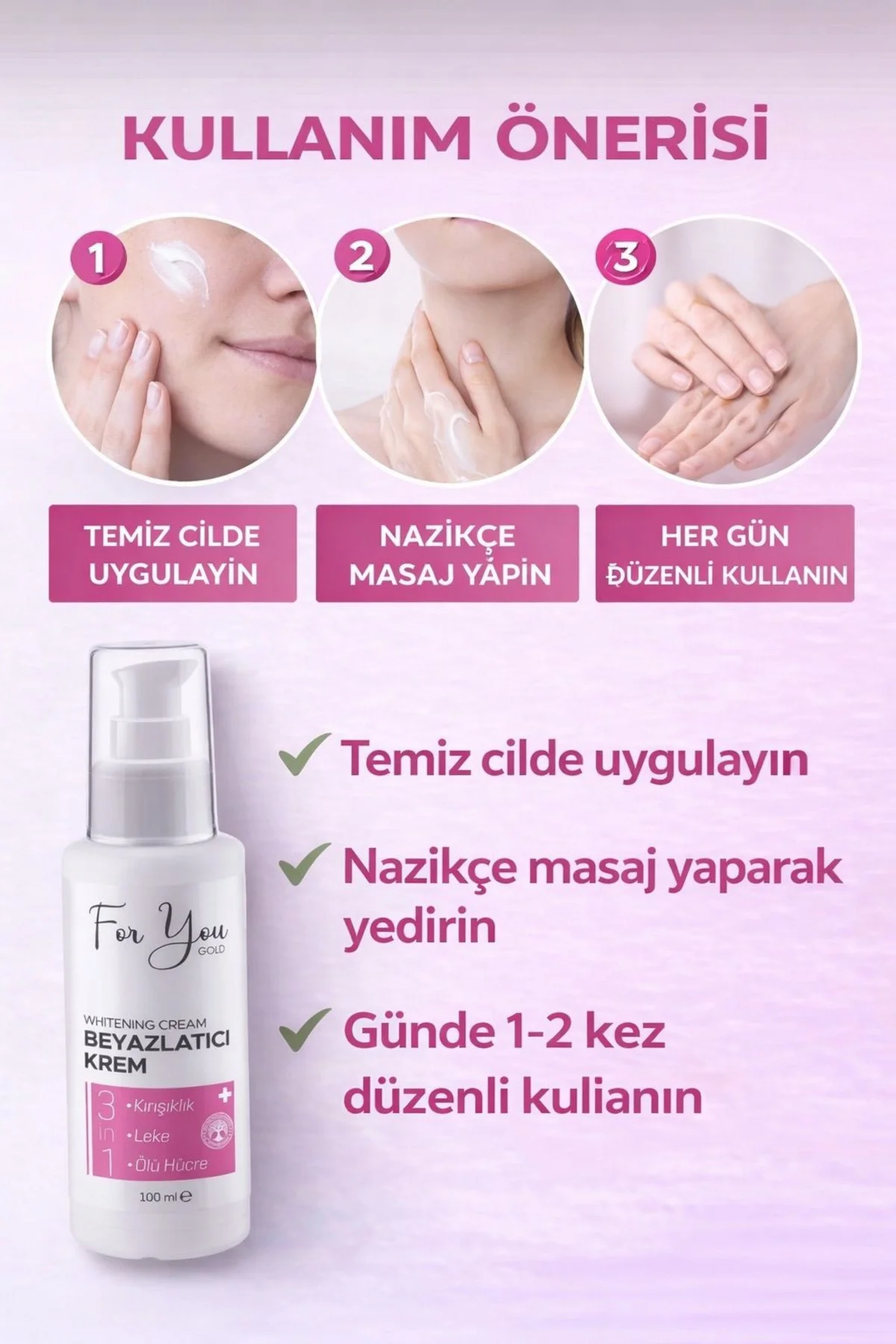 Cilt Beyazlatıcı Krem (Kararma Karşıtı - Ton Eşitleyici - Renk Aç