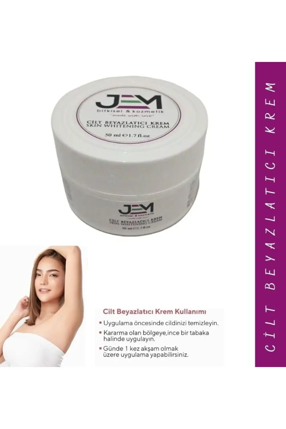 Cilt Beyazlatıcı Krem 50 Ml- Skin Whitening Cream