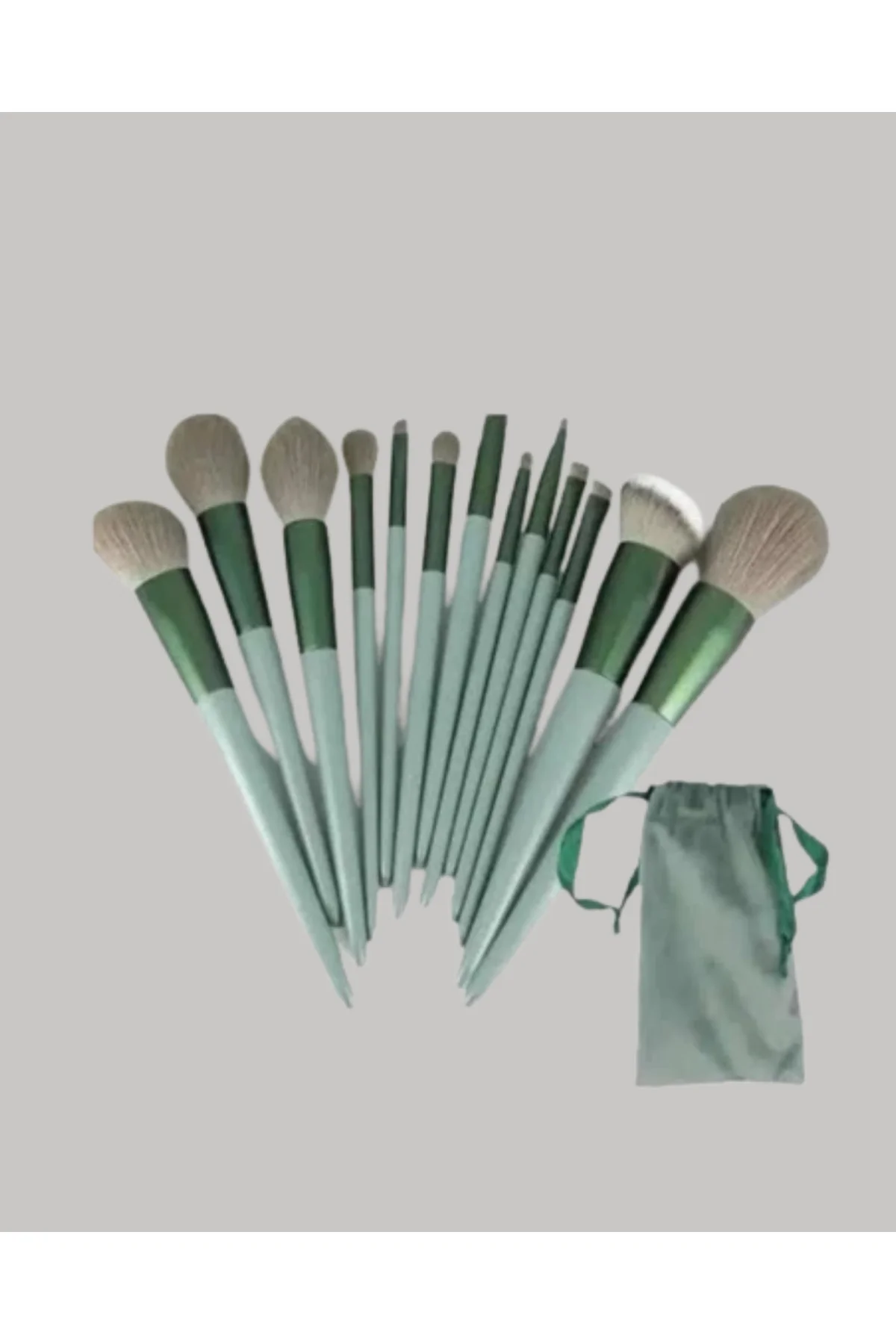 Cilt Dostu Profesyonel Makyaj Fırça Seti Pudra ve Fondöten İçin U