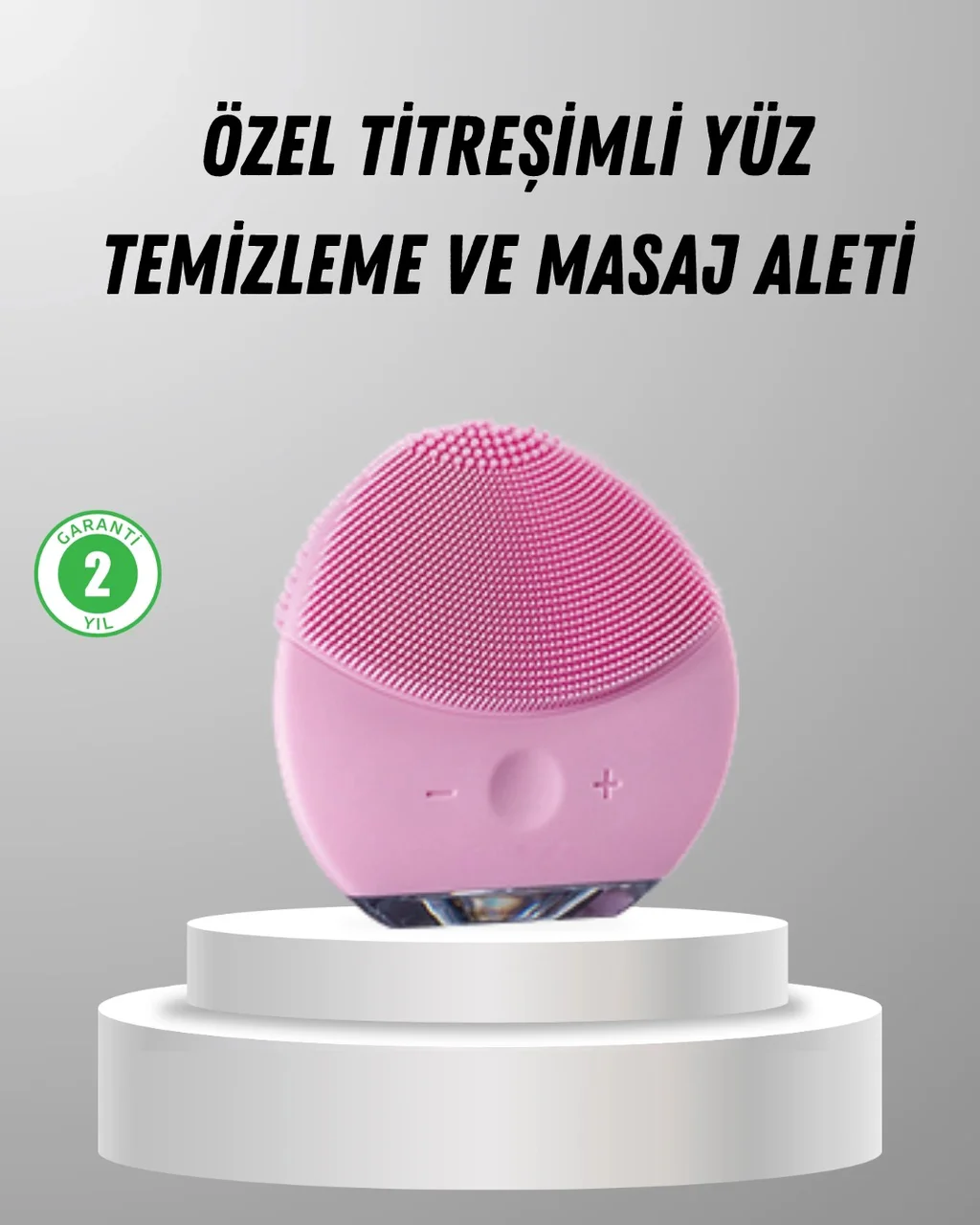 Cilt Dostu Silikon Yüz Masaj Aleti Hafif, Dayanıklı Ve Su Geçirme