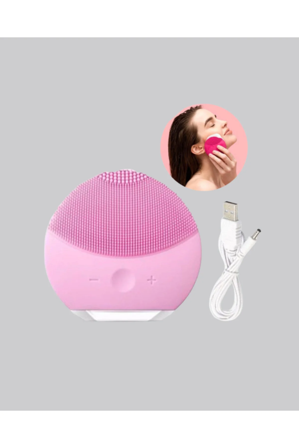 Cilt Dostu Silikon Yüz Masaj Aleti – Hafif, Dayanıklı ve Su Geçir