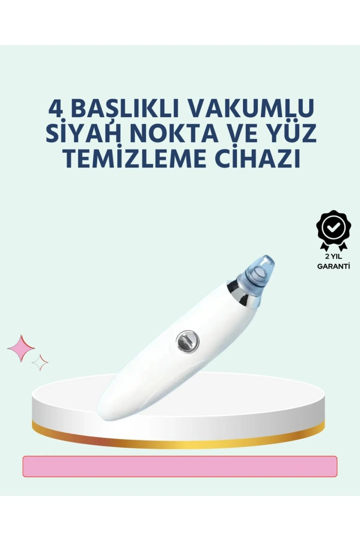 Cilt Dostu Vakumlu Siyah Nokta Temizleyici – Siyah Nokta, Yağ Ve 