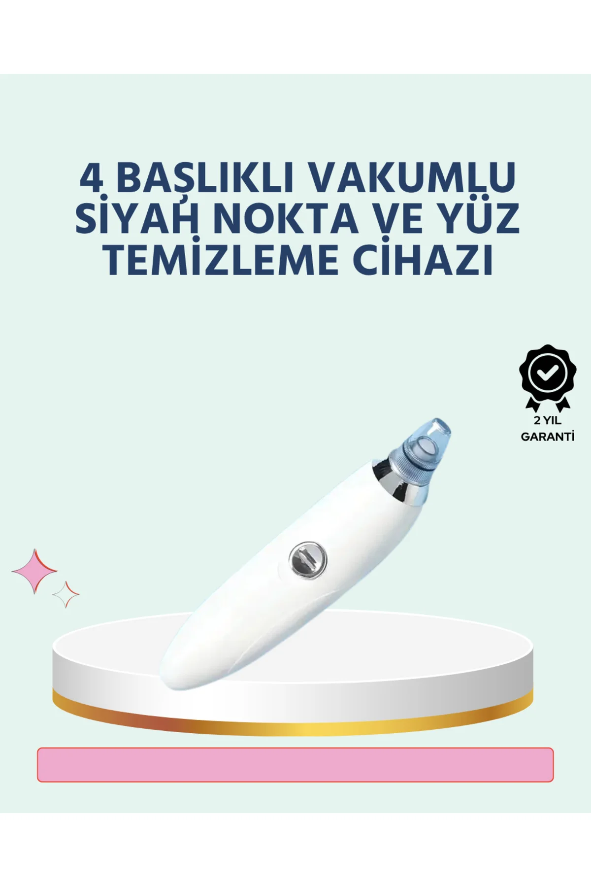 Cilt Dostu Vakumlu Siyah Nokta Temizleyici – Siyah Nokta, Yağ Ve 