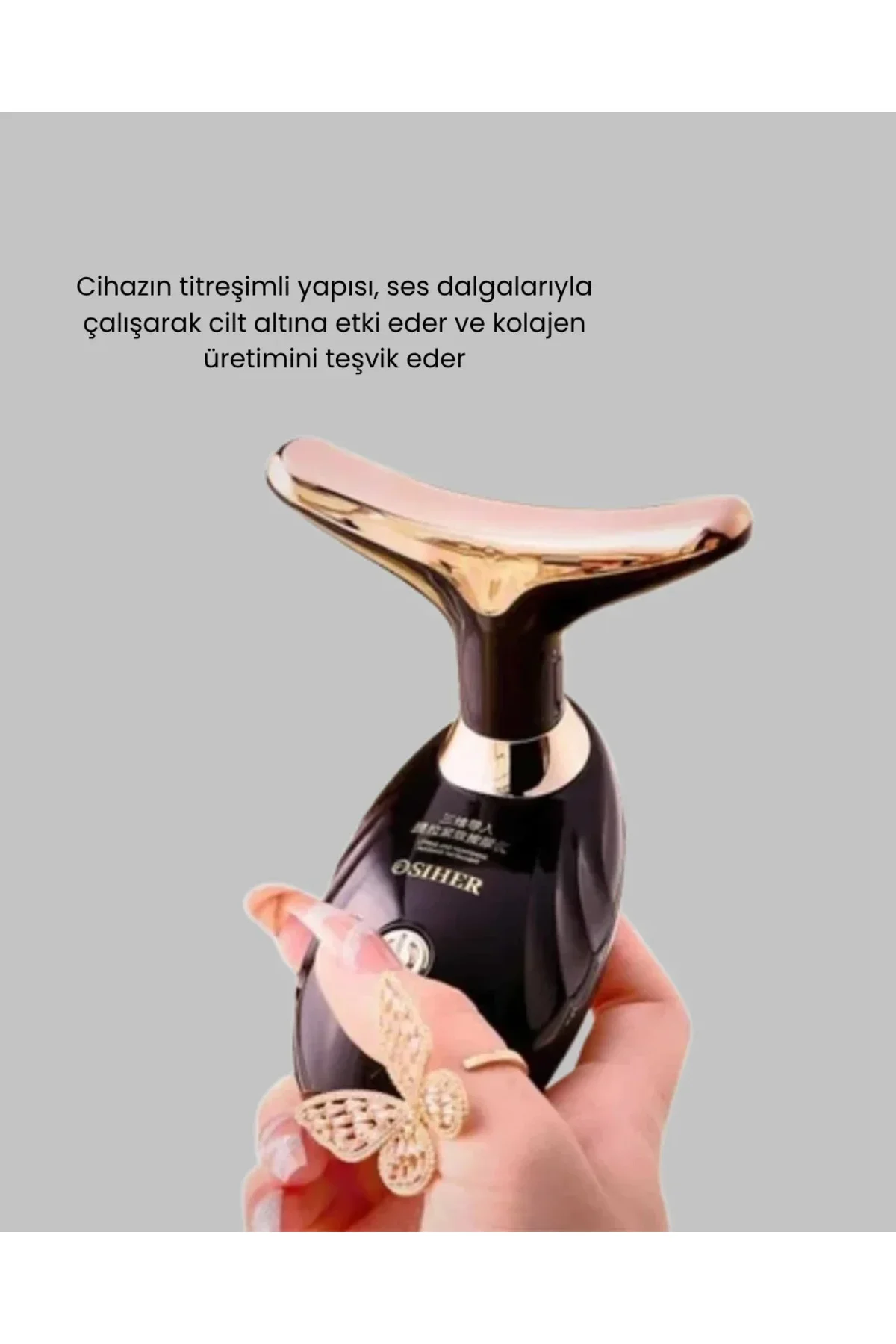 Cilt Gençleştirme ve Sıkılaştırma Cihazı Kolajen Artırıcı Titreşimli Cilt Gençleştirme ve Sıkılaştırma Cihazı Kolajen Artırıcı Titreşimli