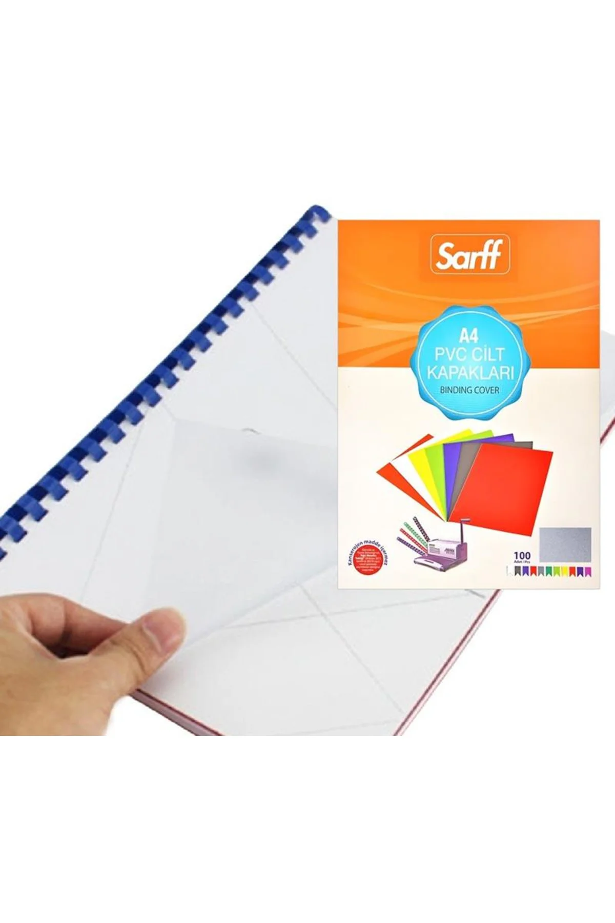 Cilt Kapağı Plastik Opak A4 160 MIC Şeffaf 15201003