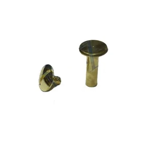 Cilt Menü, Katalog, Kartela Vidası, 13mm - Sarı, 100 Adet Cilt Menü, Katalog, Kartela Vidası, 13mm - Sarı, 100 Adet