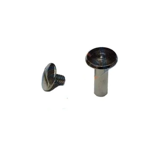 Cilt Menü, Katalog, Kartela Vidası, 9 Mm - Nikel, 1 Adet Cilt Menü, Katalog, Kartela Vidası, 9 Mm - Nikel, 1 Adet