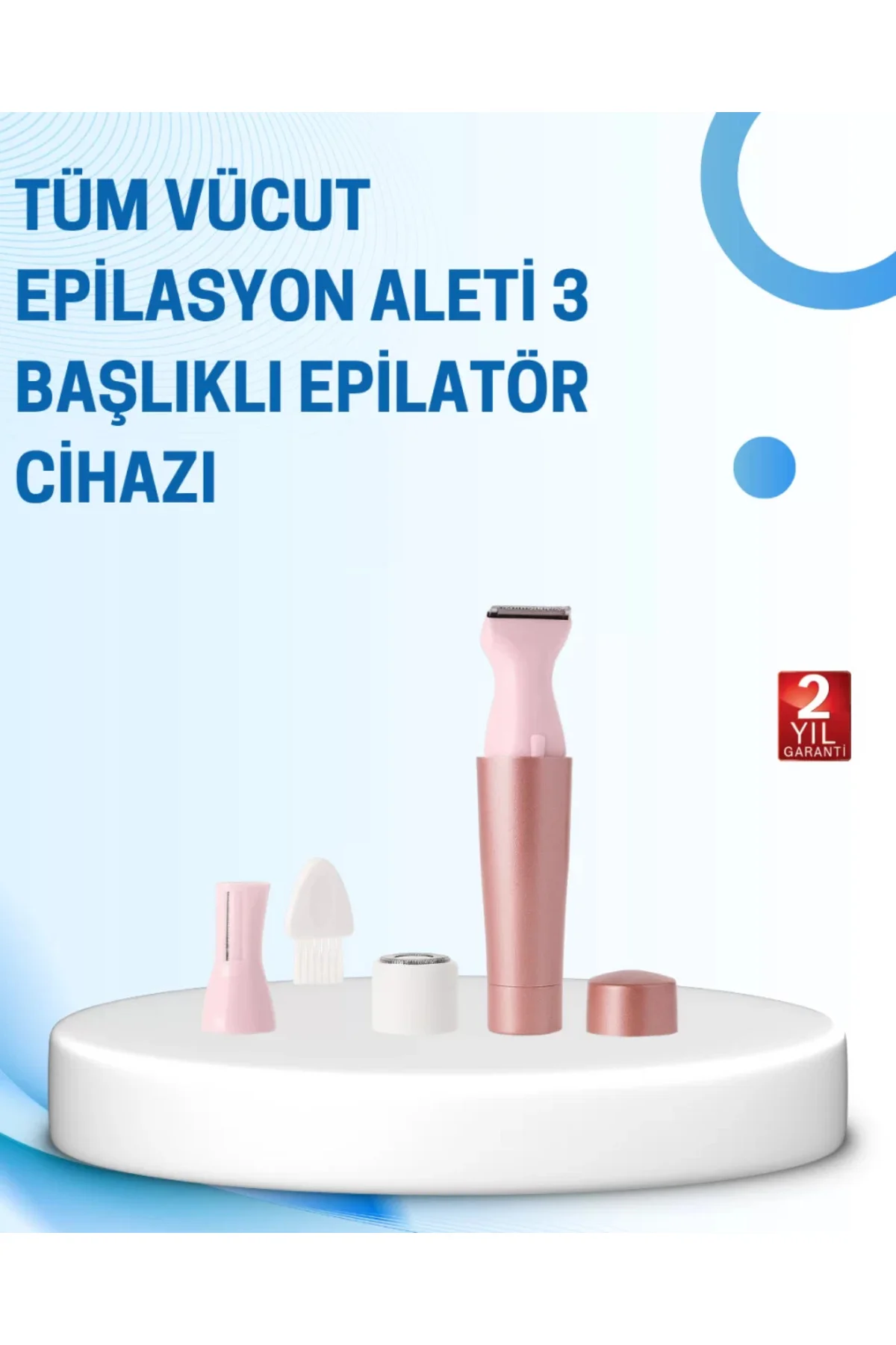 Cilt Pürüzsüzleştirici ve Tüy Temizleyici