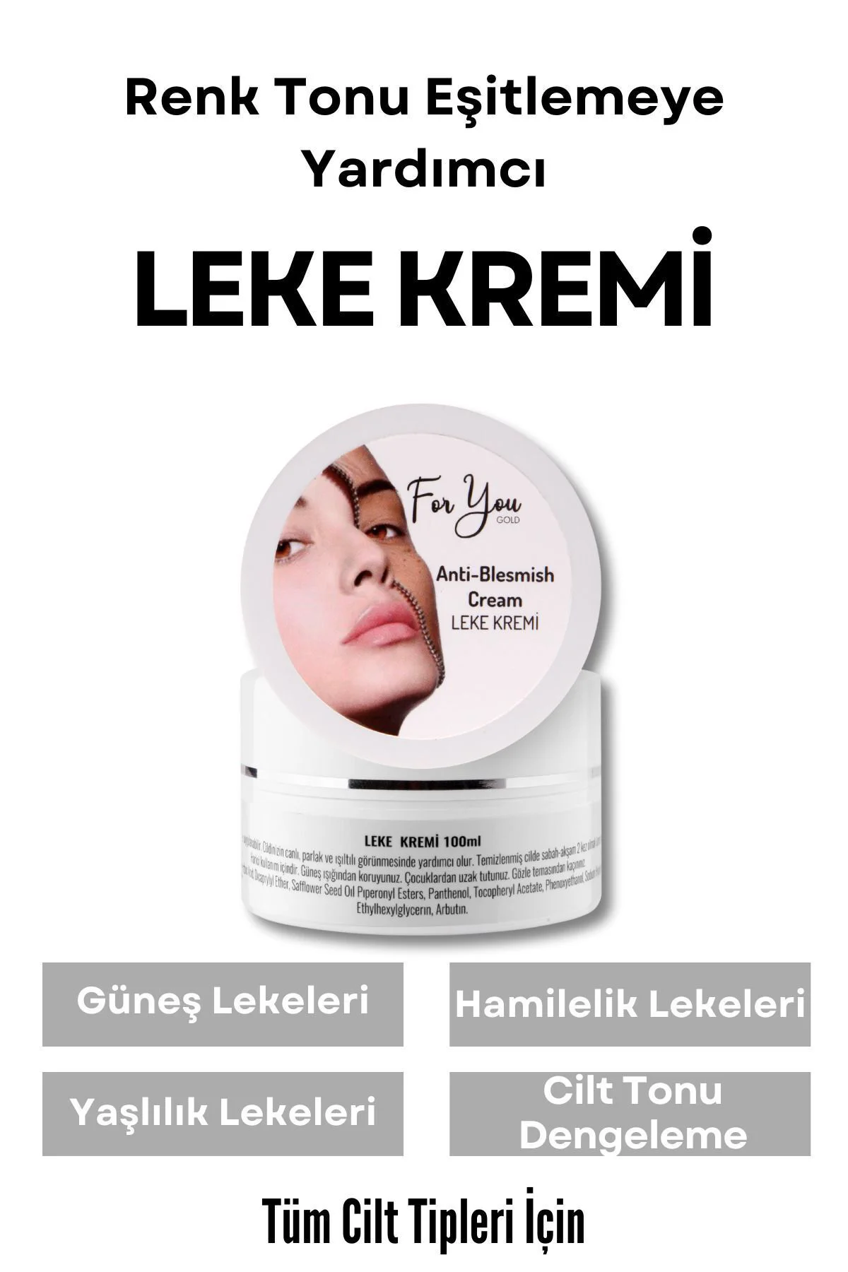 Cilt Tonu Dengeleme, Hamilelik, Yaşlılık Ve Güneş Lekelerini Gide