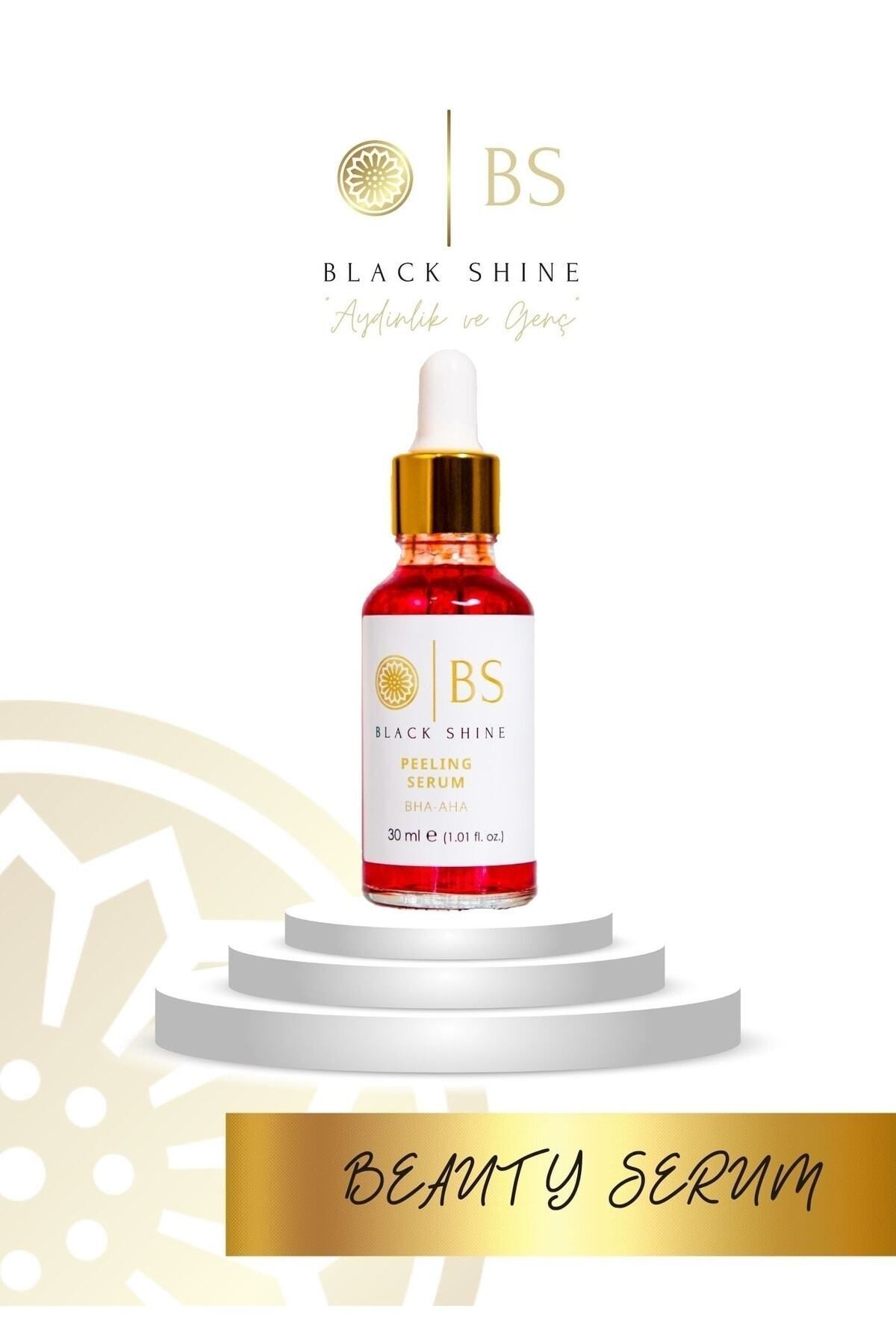 Black Shine Bs Cilt Tonu Eşitleyici C Vitamin, Aha %30, Bha %2 Yüz Peeling Serum 30 Ml