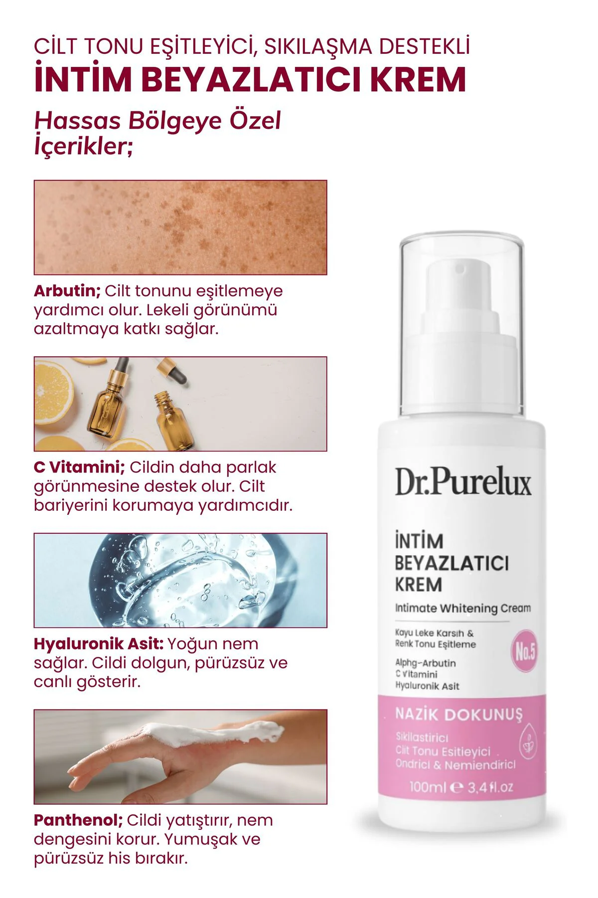 Cilt Tonu Eşitleyici, Sıkılaşma Destekli, Kararma&Leke Karşıtı, A