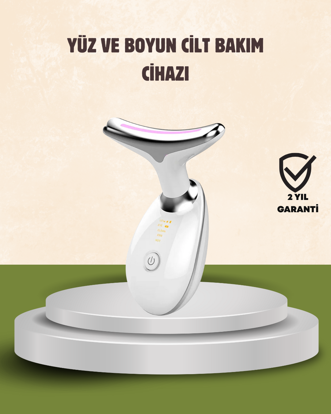 Cilt Yenileyici Şarjlı Güzellik Aleti – Pozitif/Negatif İyon, Tit