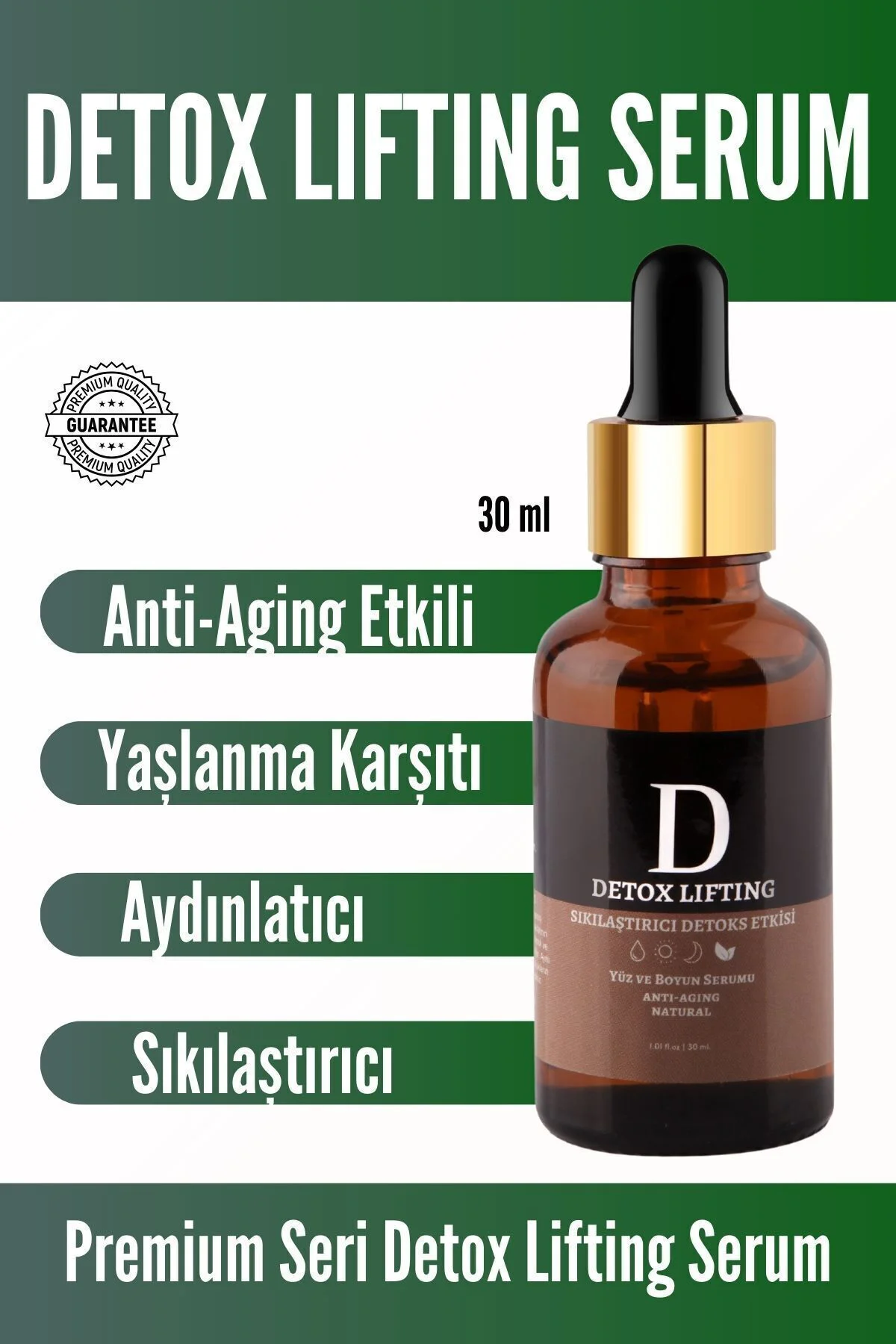 Cilt Yenileyici, Sıkılaştırıcı Ve Toparlayıcı Detoks Lifting Cilt