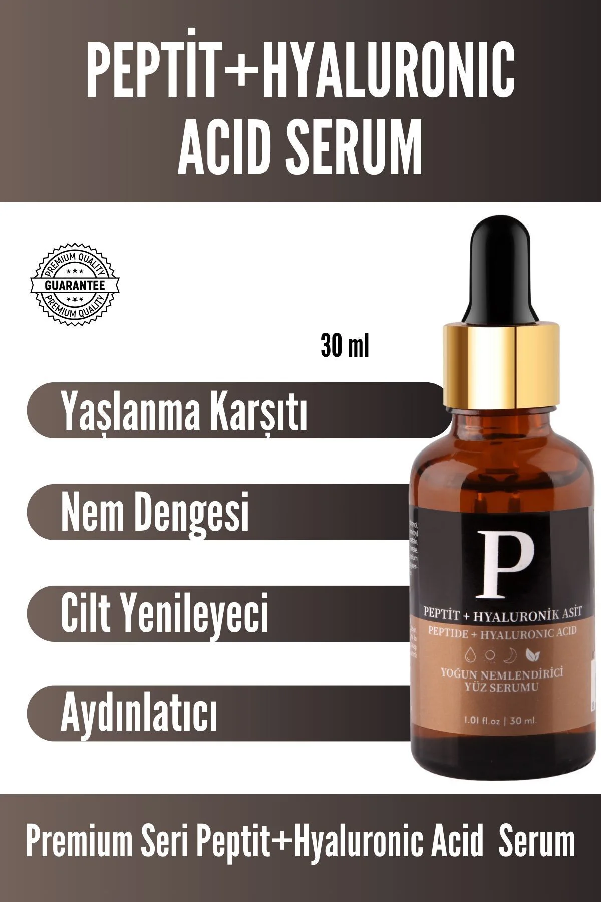 Cilt Yenileyici Ve Yaşlanma Karşıtı, Onarıcı Peptit&hyaluronic Ac