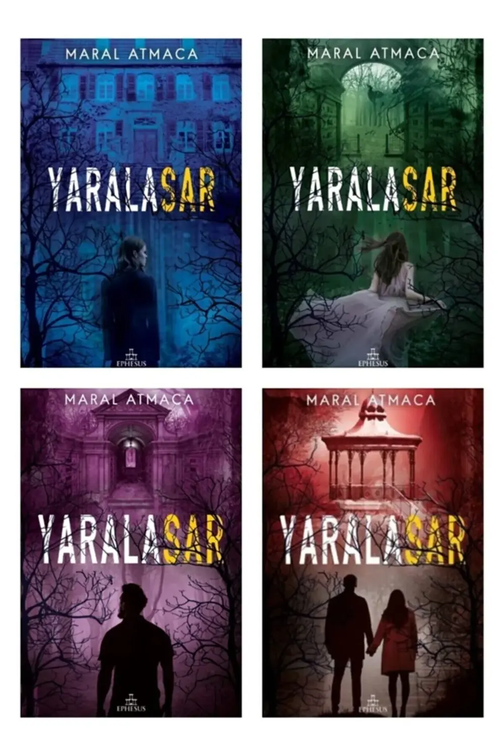 Ciltli Set Yaralasar Serisi 1-2-3-4 Maral Atmaca