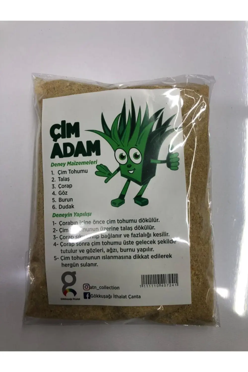 Çim Adam Yapım Seti 2 Adet