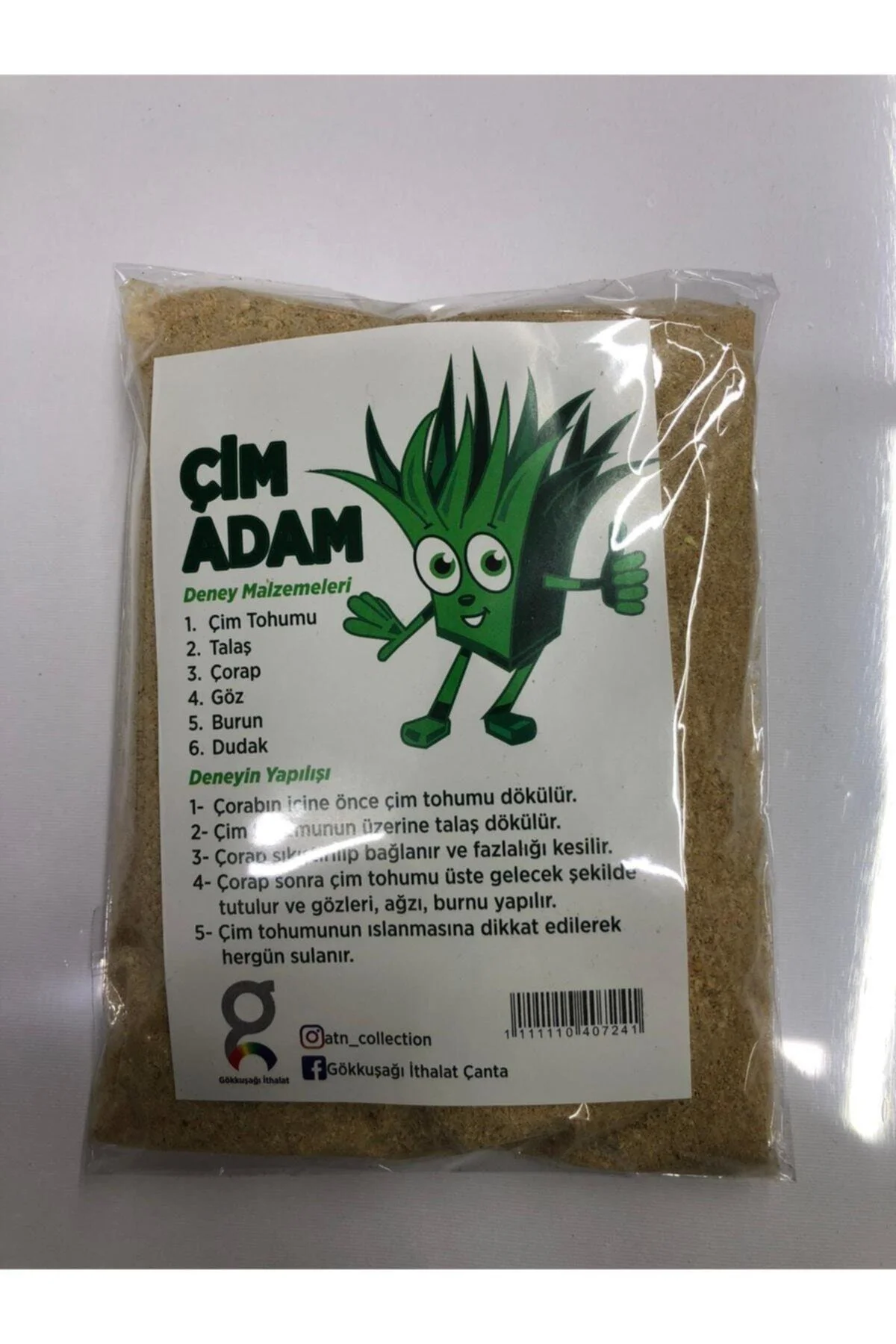 Çim Adam Yapım Seti 2 Adet