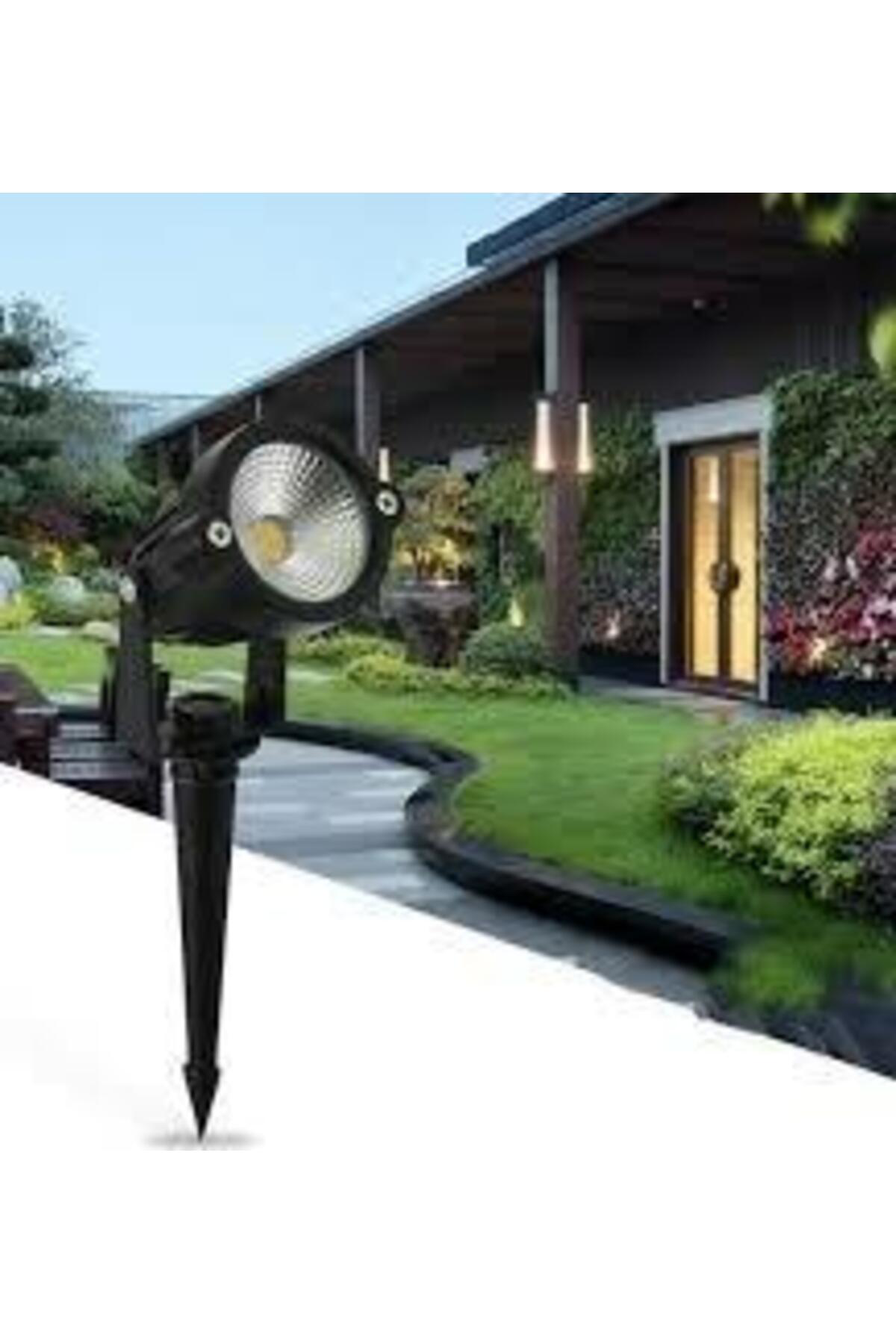 Çim Armatürü Kazıklı 7w Yeşil