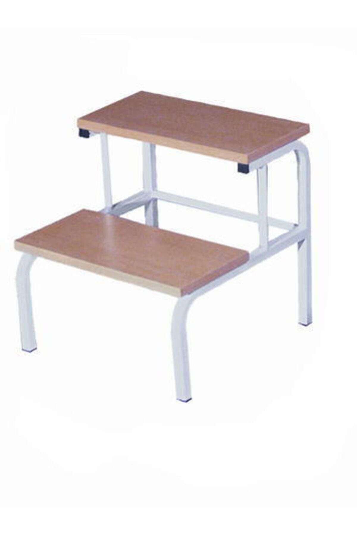 İpek Medikal Çimen İki Basamakli Eskabo Muayene Masasi Basamaği