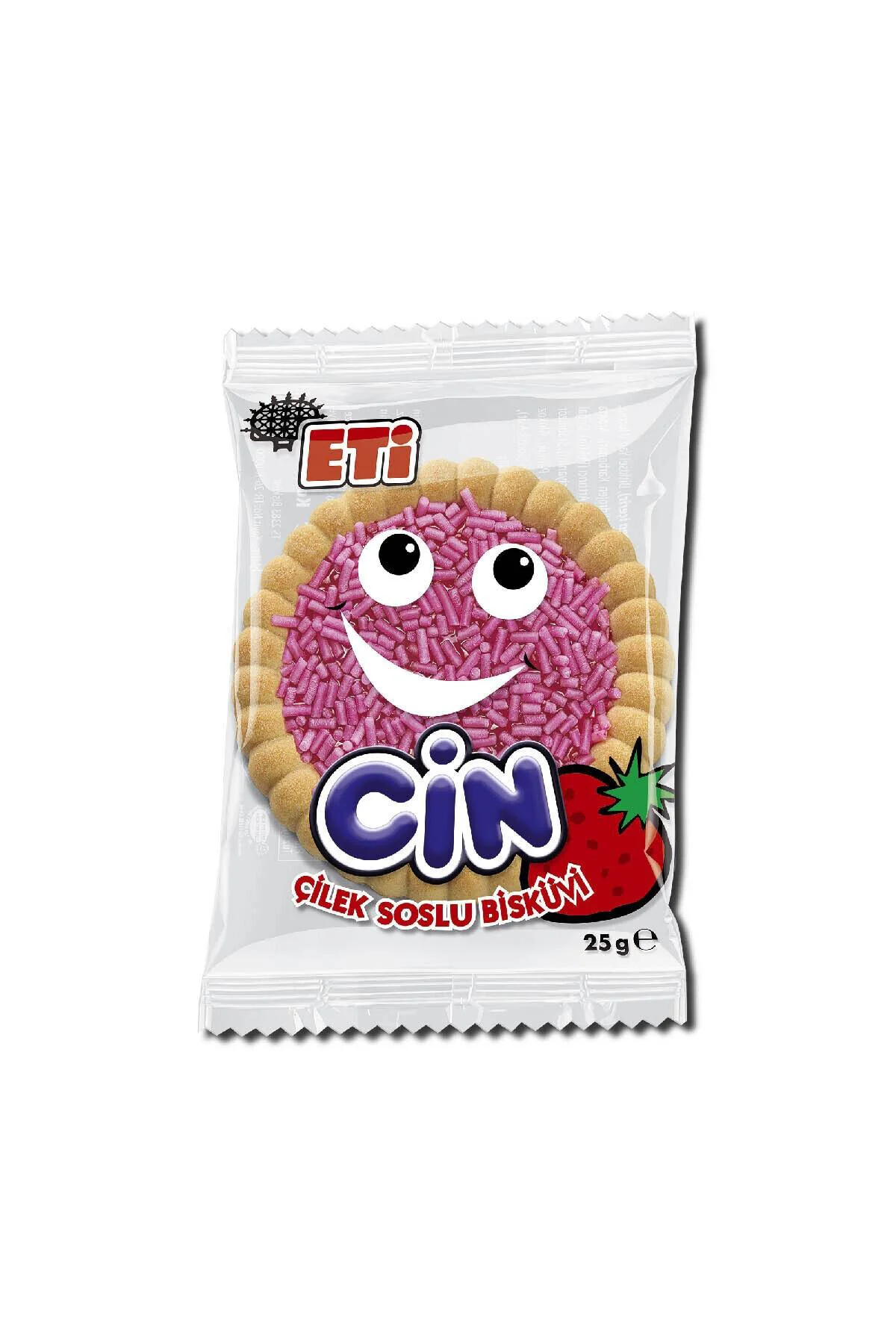 Cin Çilekli Bisküvi 25 g x 36 Adet