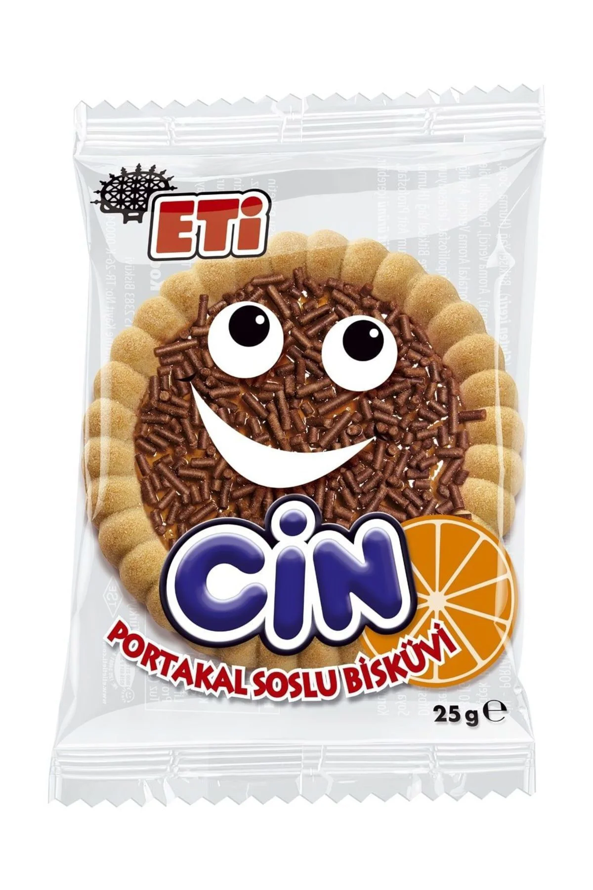 Cin Tekli Portakallı 25 g (36 Adet)