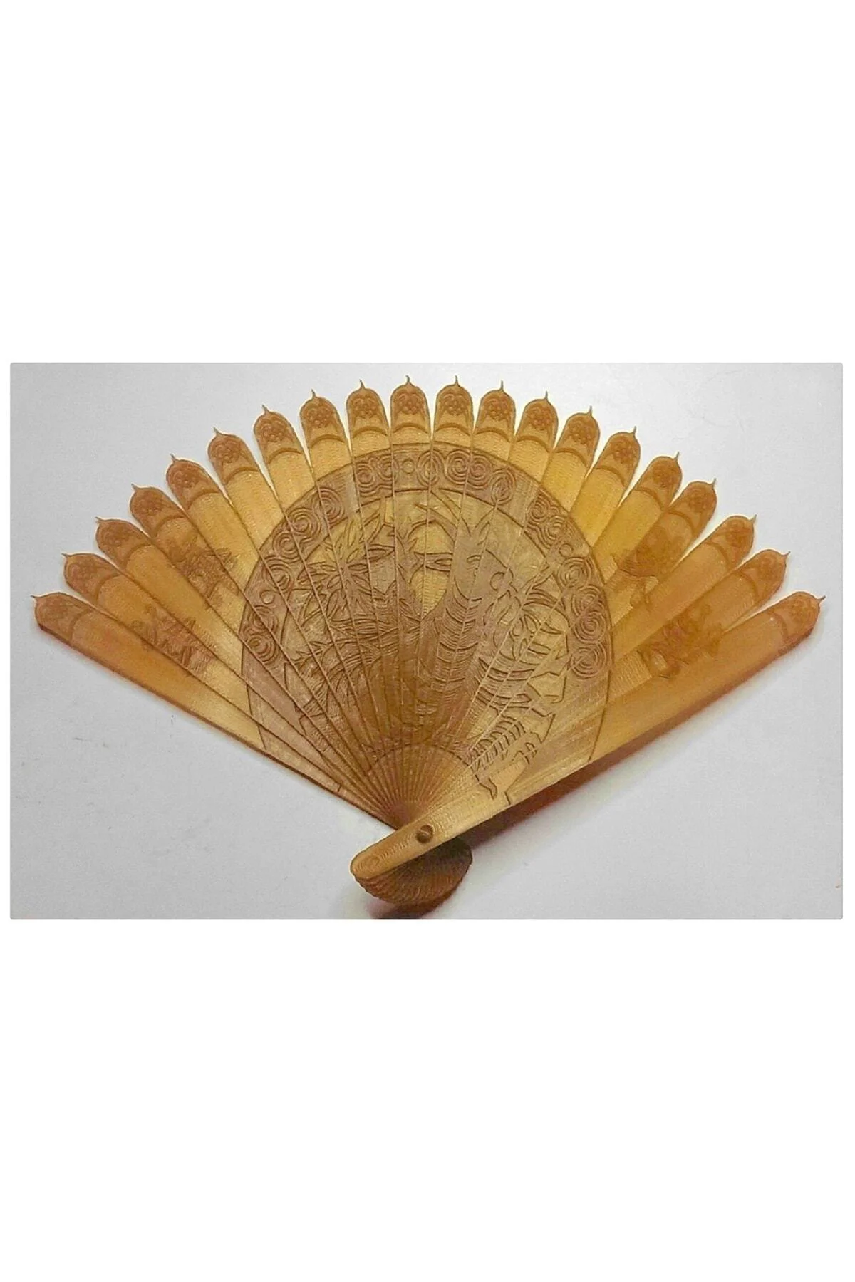 Çin Yelpazesi Açılır Kapanır Dekor Yelpaze 40 Cm