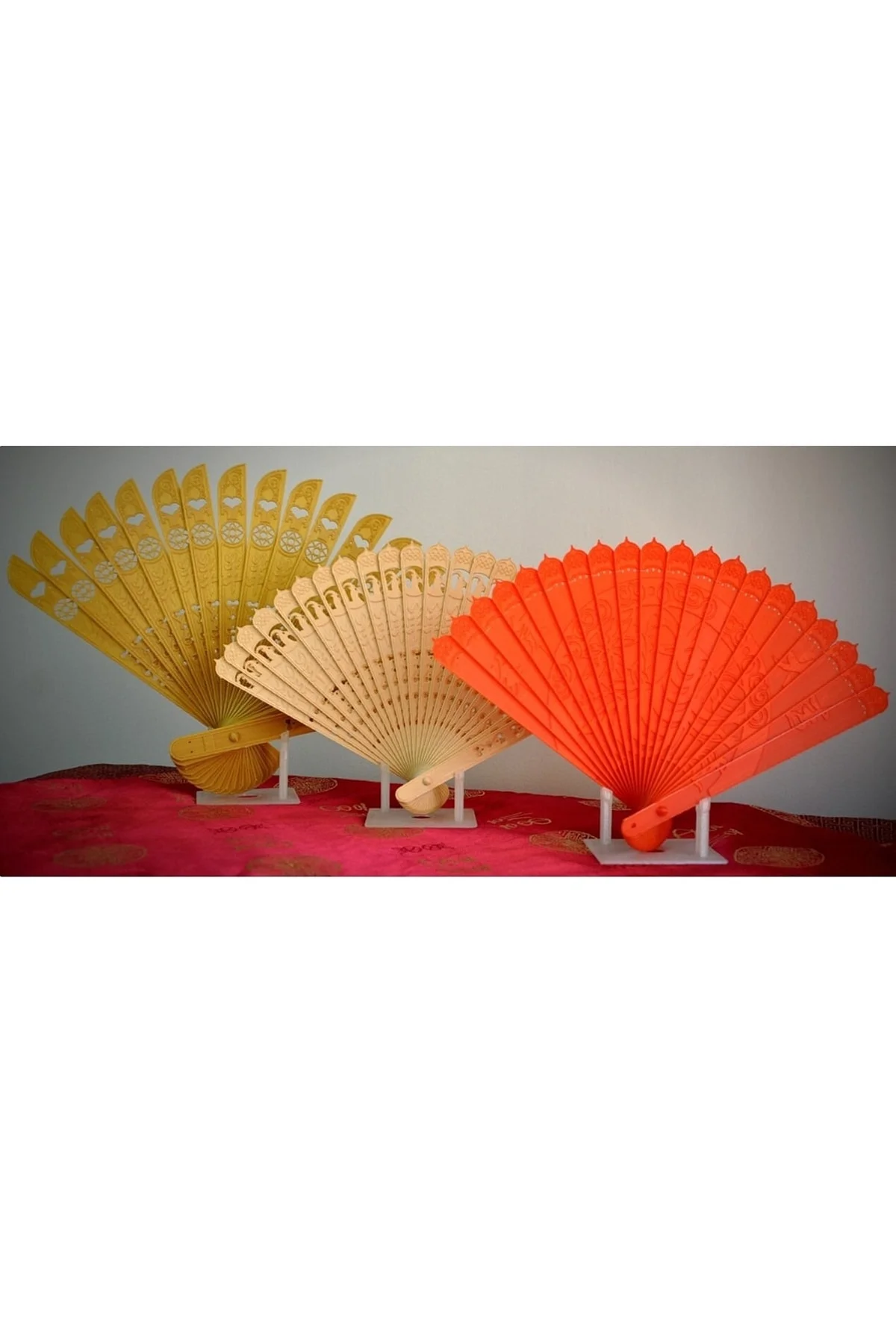 Çin Yelpazesi Açılır Kapanır Dekor Yelpaze 40 Cm