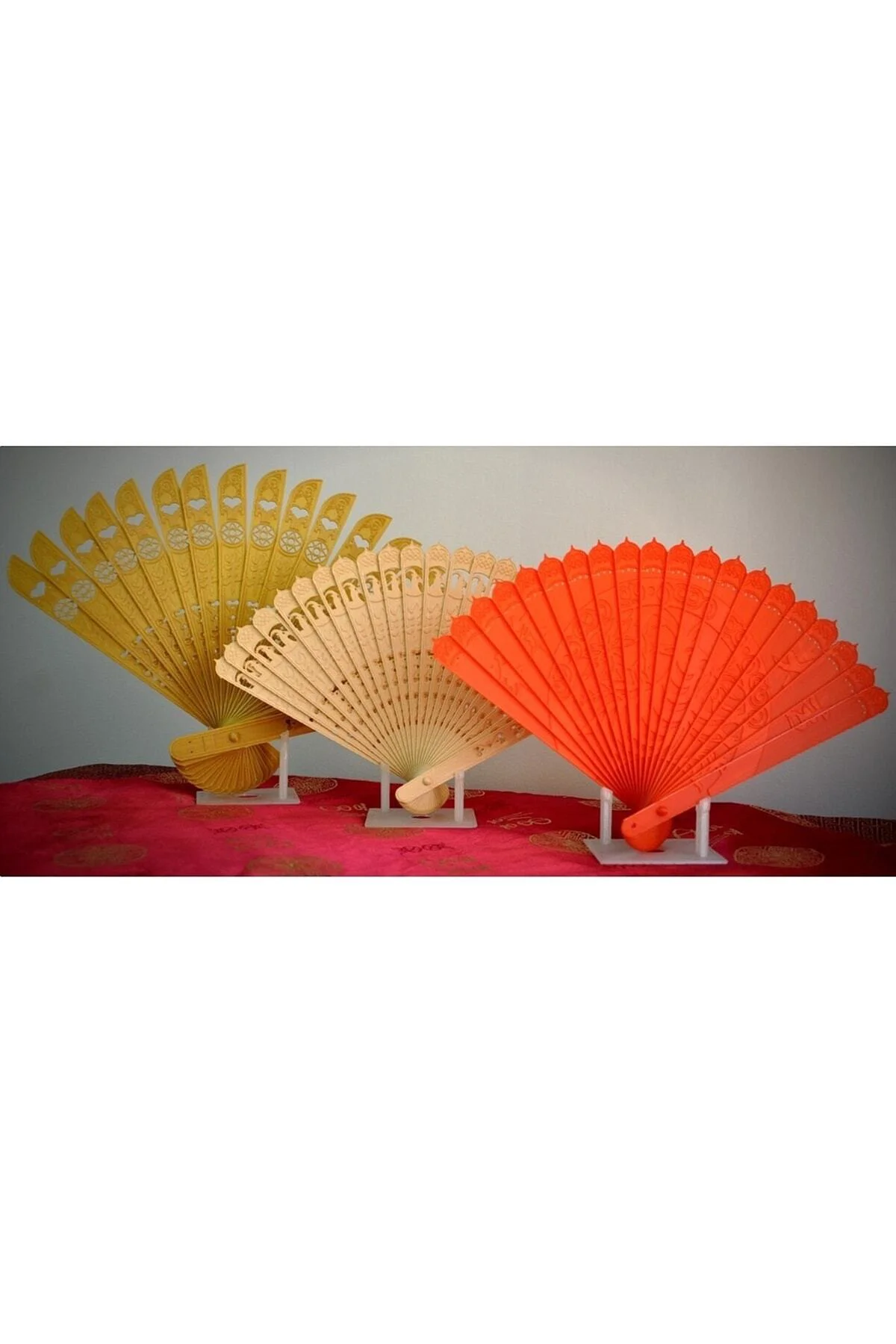 Çin Yelpazesi Açılır Kapanır Dekor Yelpaze 40 Cm