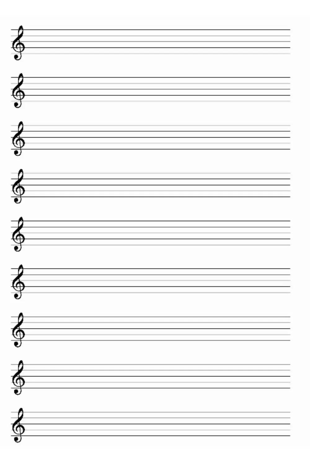 Çınar 22000 Büyük Müzik Defteri - 20 Yaprak Karton Kapak