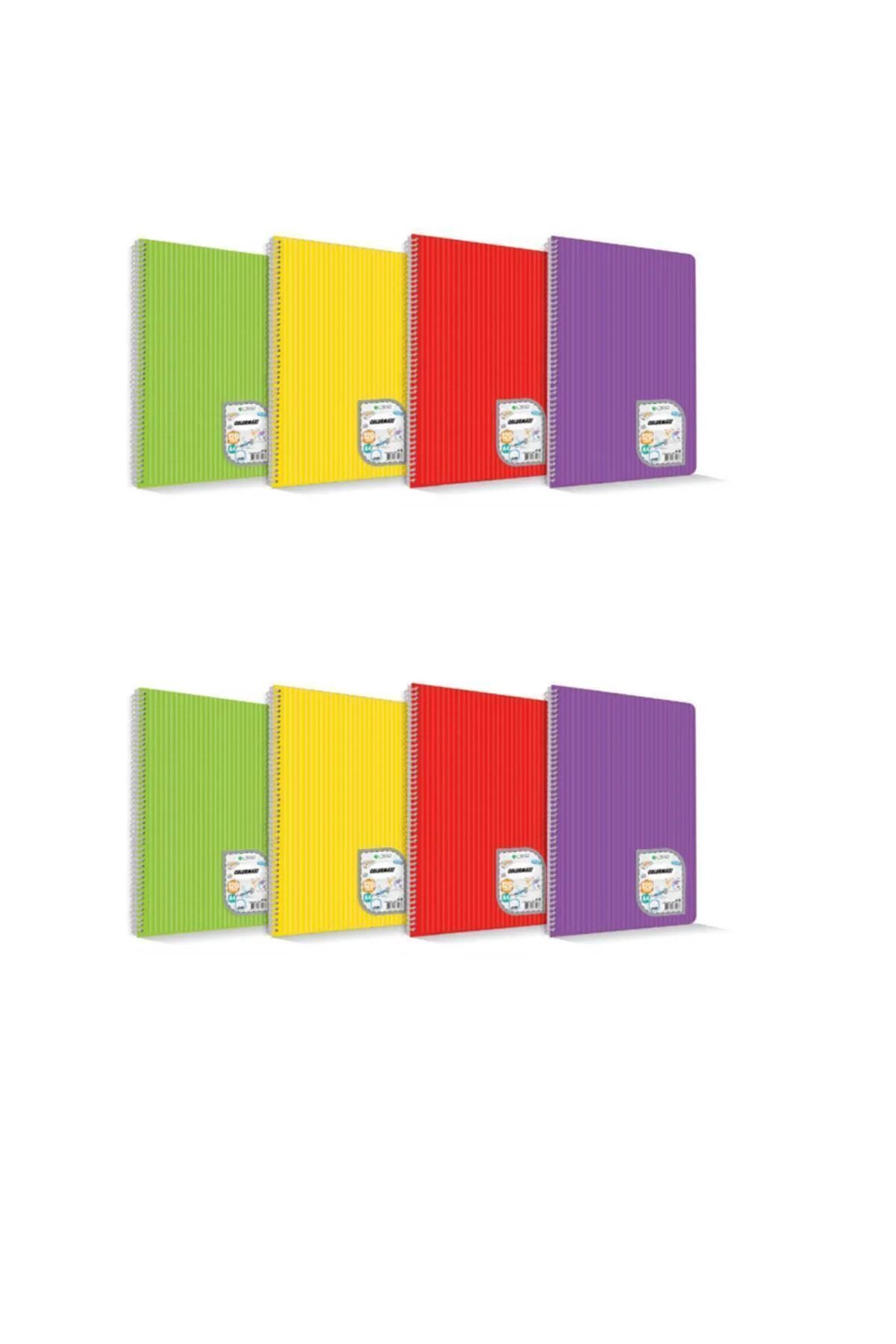Çınar A4 96 Yaprak Spiralli - 4 Kareli 4 Çizgili Defter