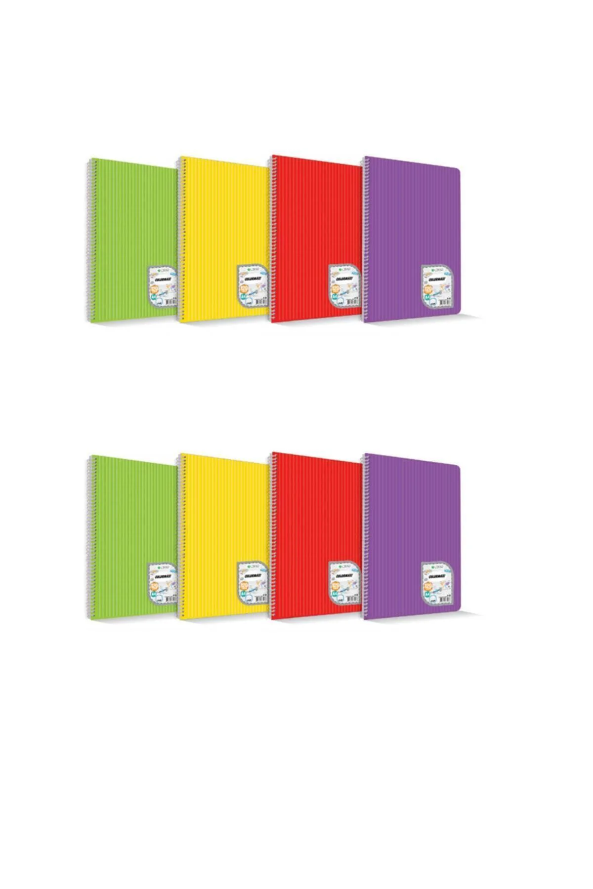 Çınar A4 96 Yaprak Spiralli - 4 Kareli 4 Çizgili Defter