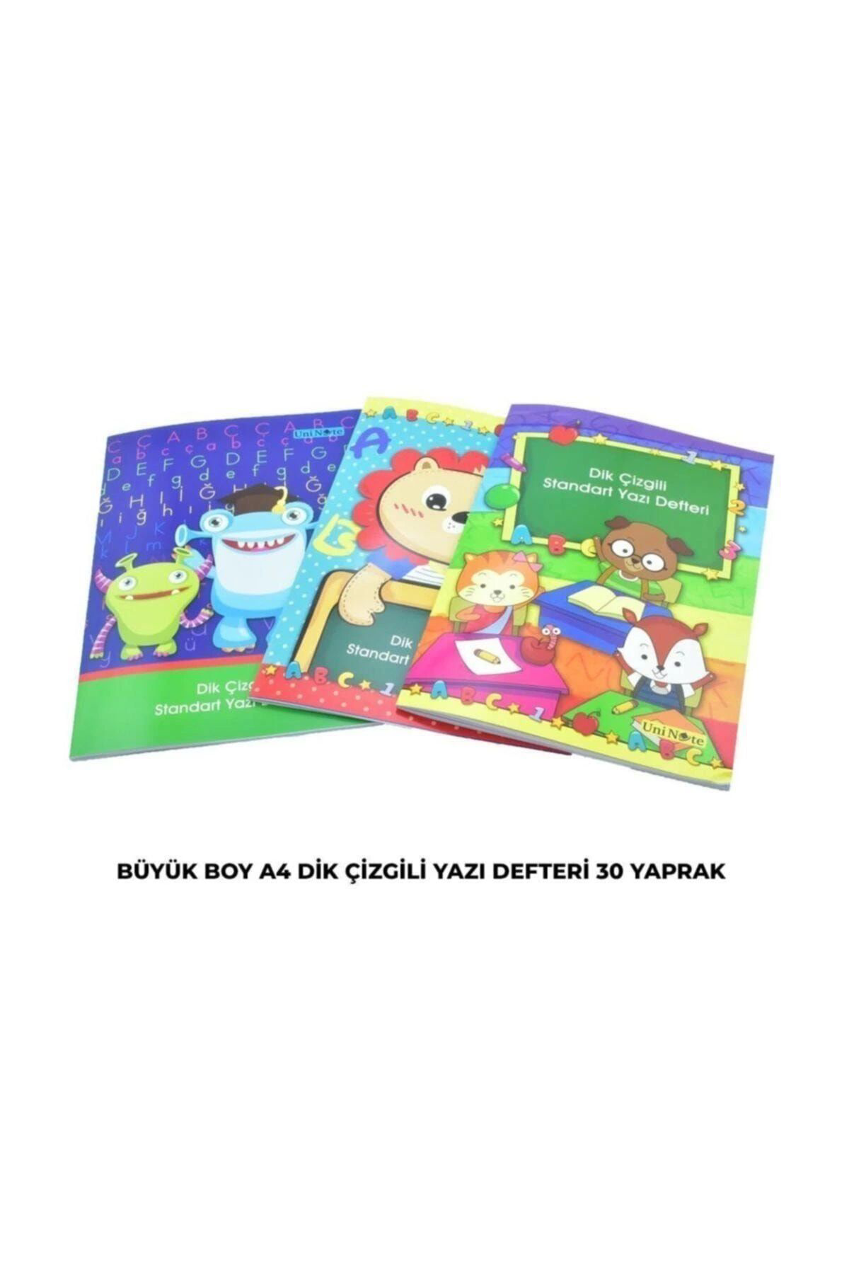 3 Çınar Çınar A4 Standart Dik Çizgili Yazı Defteri 30 Yp. 1 Adet