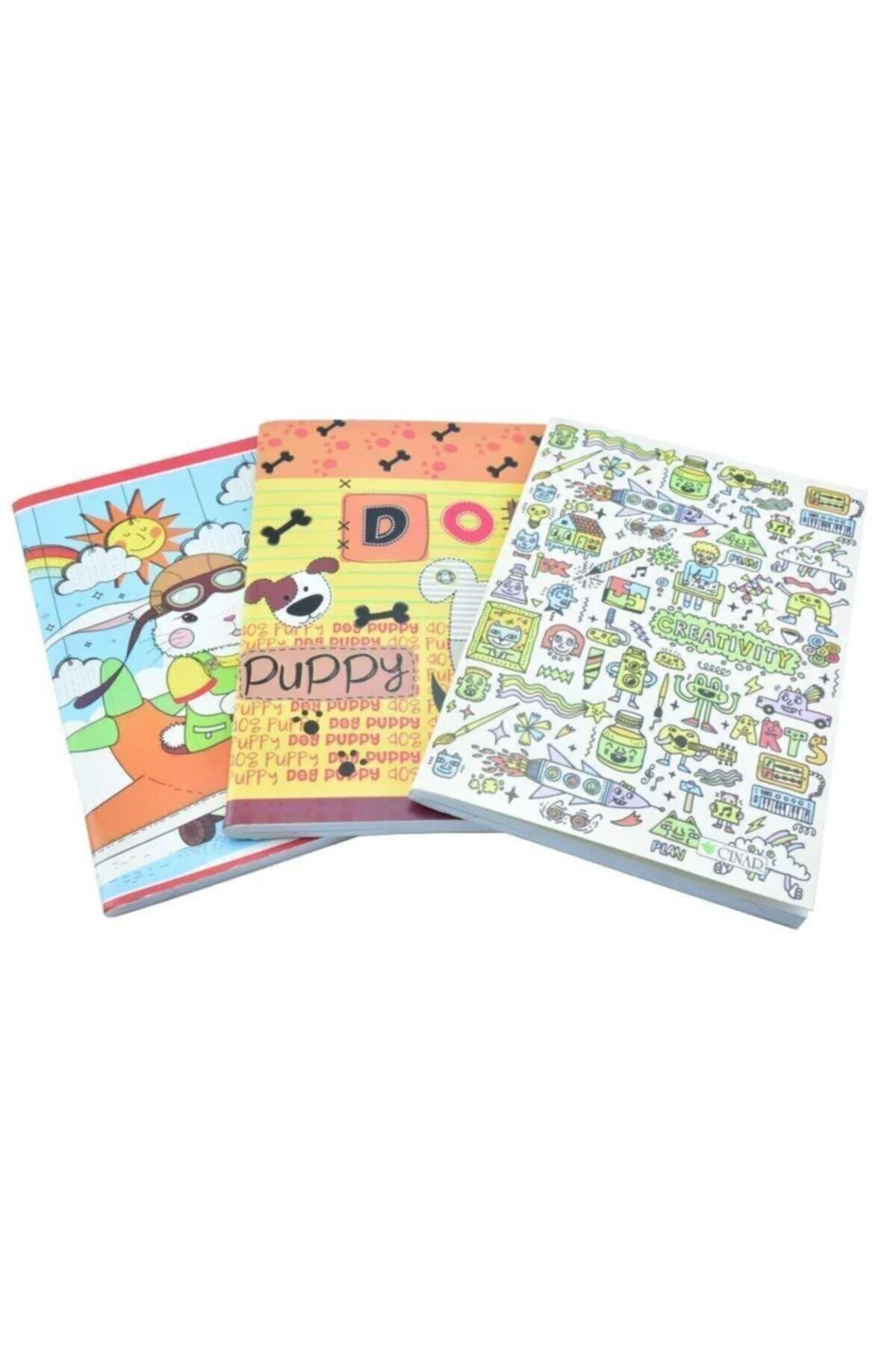 Çınar A5 Çizgili Defter 100 Yaprak 3 Adet