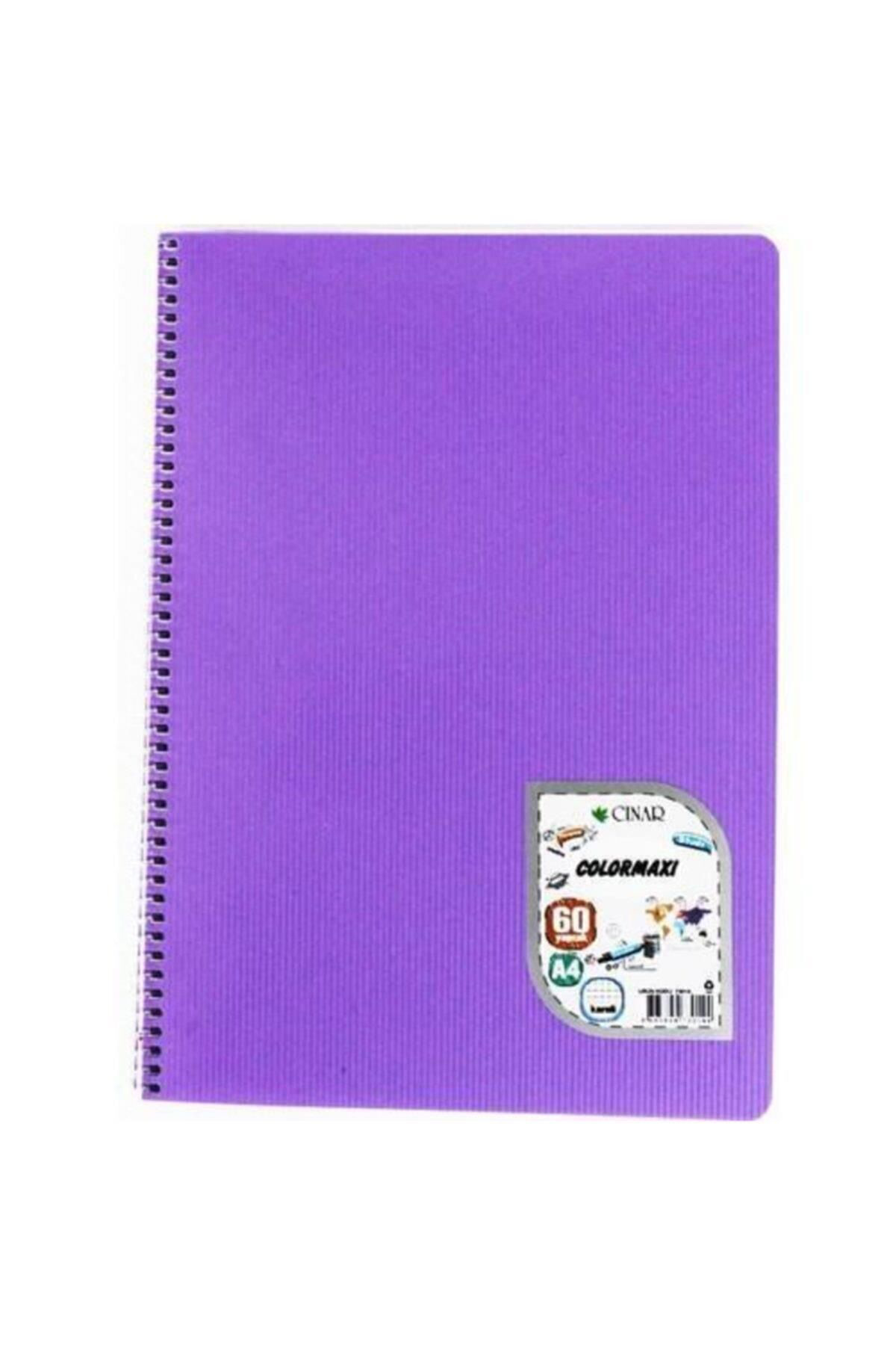 ÇINAR COLORMAXİ SPİRALLİ DEFTER PP KAPAK 60.SY