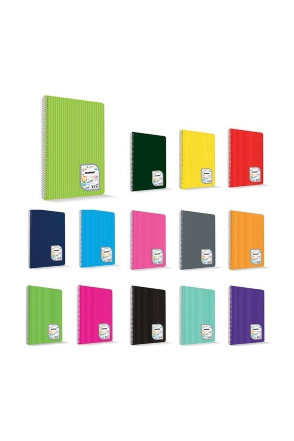 Çınar Colormaxi Spiralli Defter Plastik Kapak Kareli 120 Yp A4 12