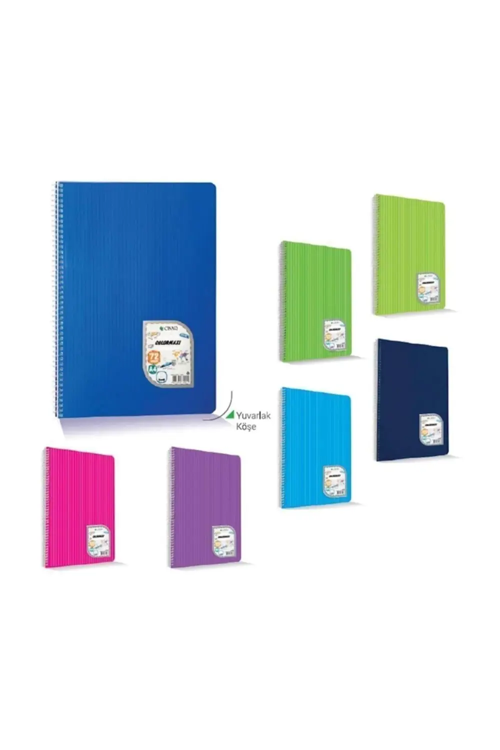 ÇINAR DEFTER A4 SP PP KAPAK 96 YP ÇİZGİLİ