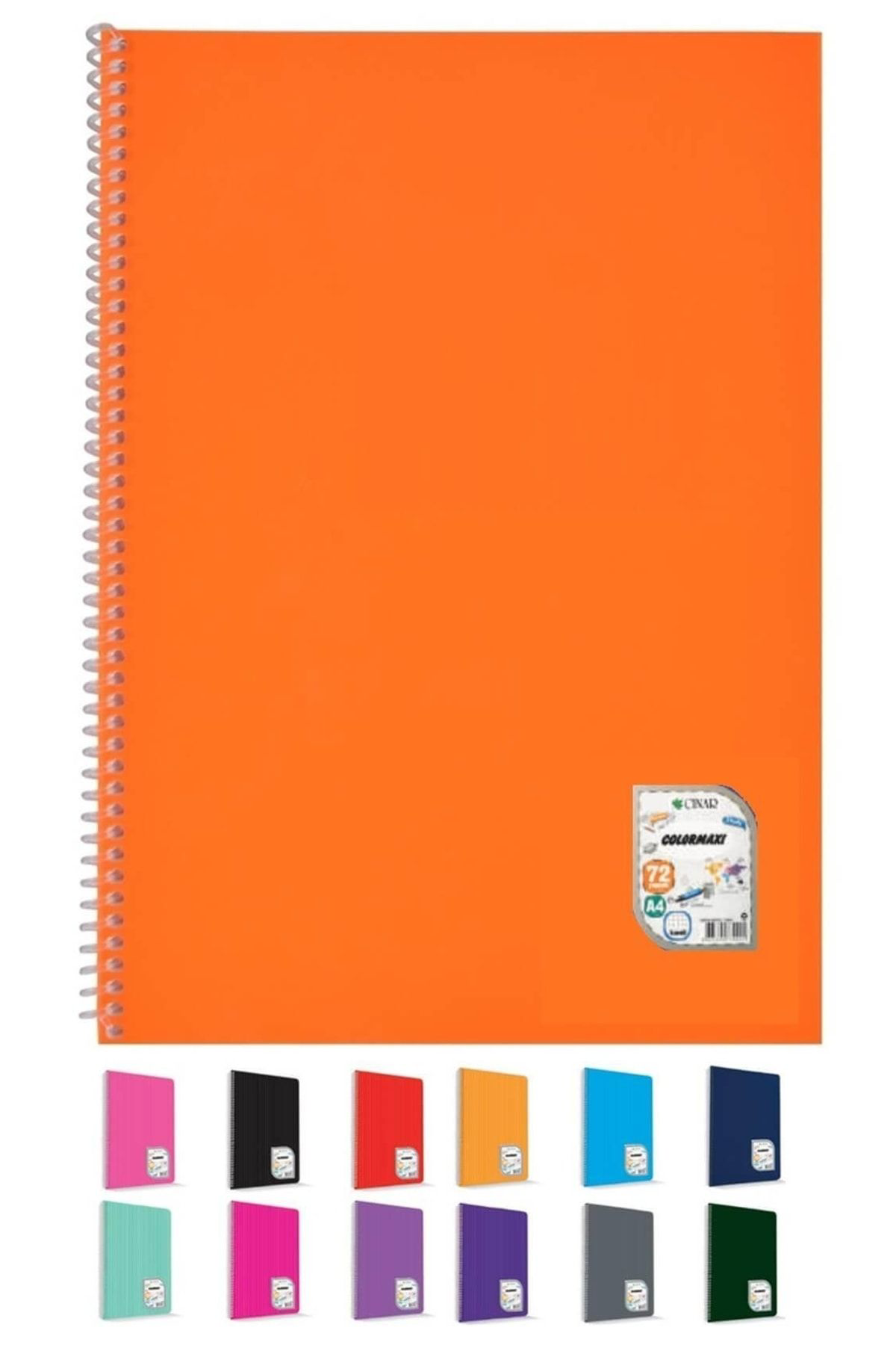 ÇINAR DEFTER Çınar Colormaxı 72/1 Pp. Kapak Spiralli Metod 869589 ÇINAR DEFTER Çınar Colormaxı 72/1 Pp. Kapak Spiralli Metod 869589
