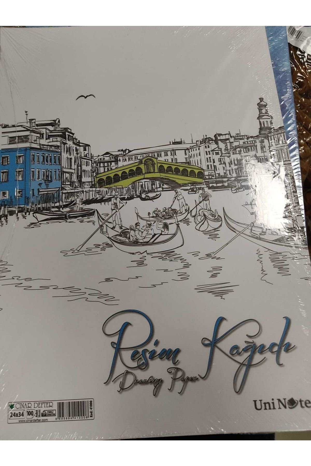 Uninote Çınar Resim Kağıdı 100 Lü 24X34 41000 (8695894410008)