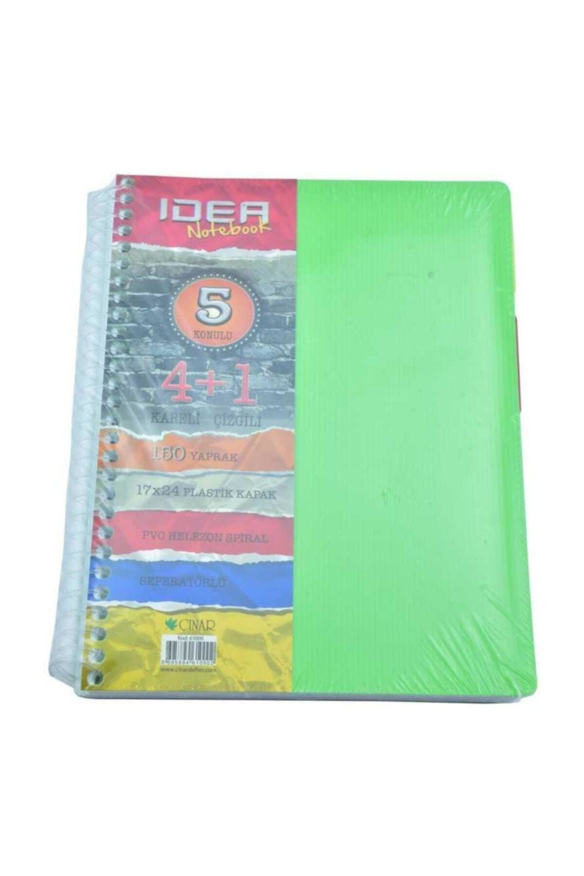3 Çınar Çınar Seperatörlü 4+1 150 Yaprak Defter