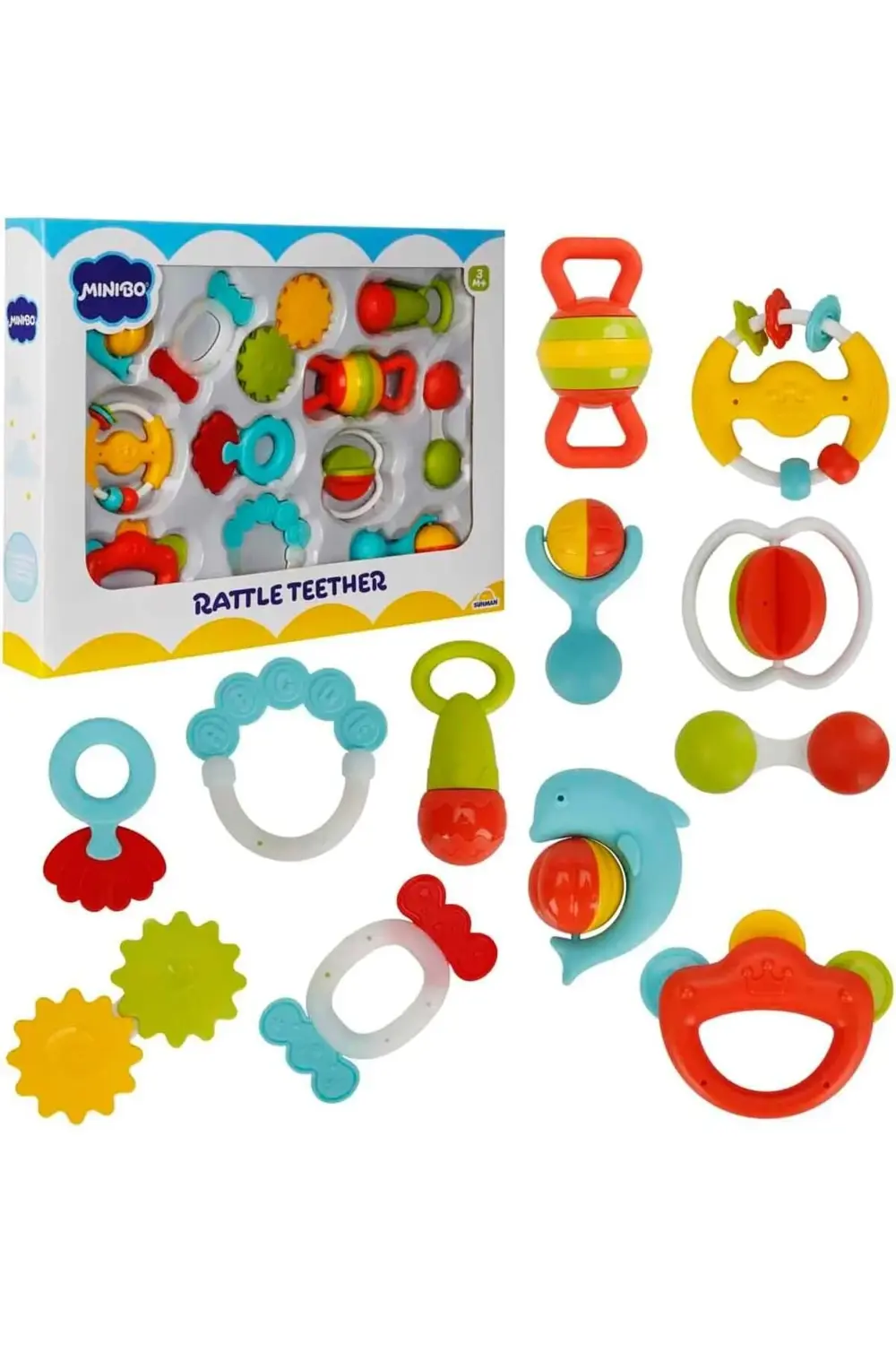 Çıngırak Ve Dişlik Set 12'li Büyük Kutu 395519