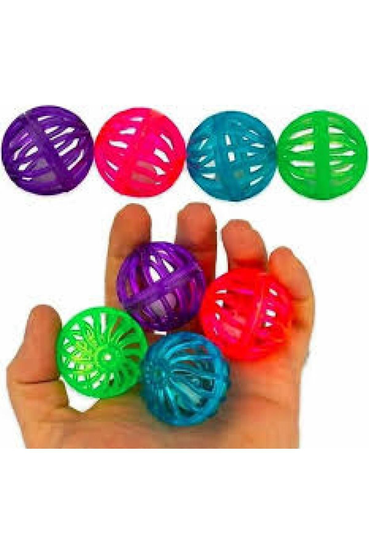 Zs Demir Çıngıraklı Kedi Topu Oyuncağı 4 Adet