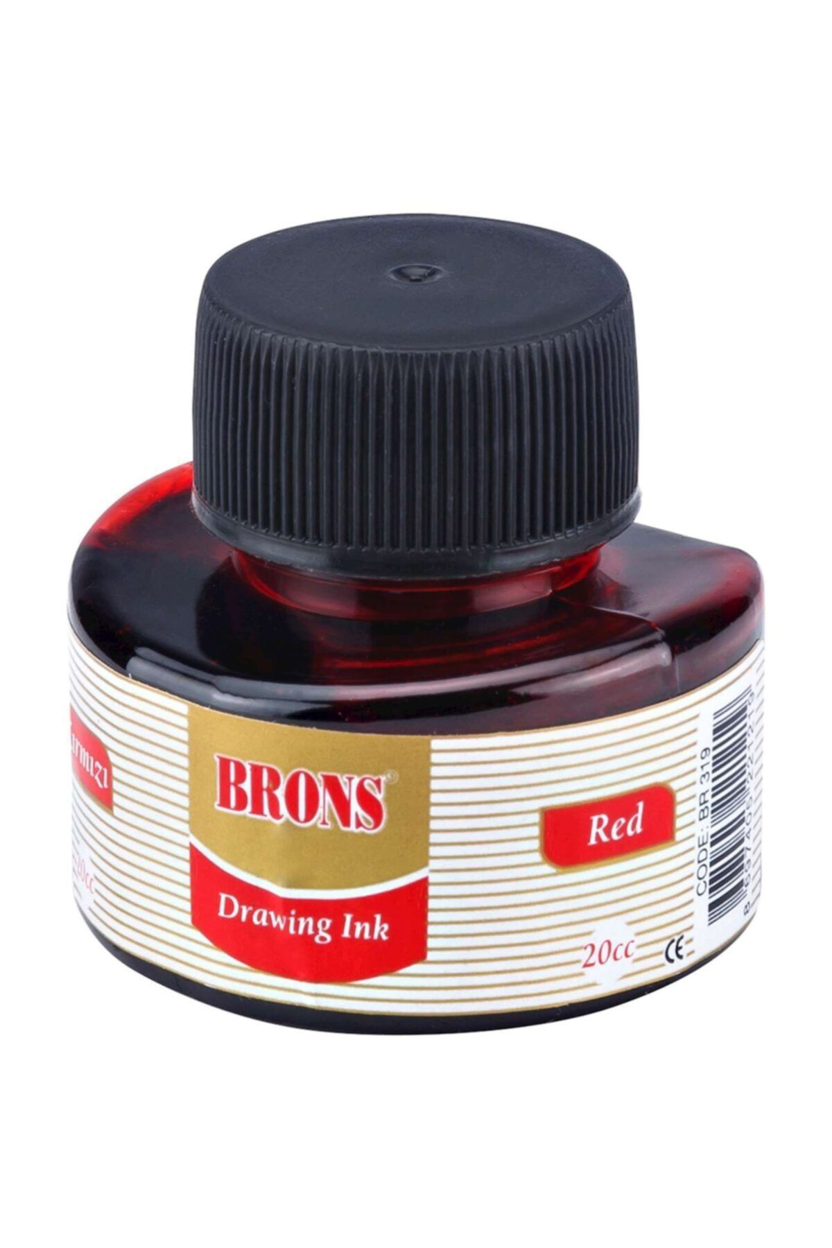 Brons Çini Mürekkebi Kirmizi 20Cc Br-319