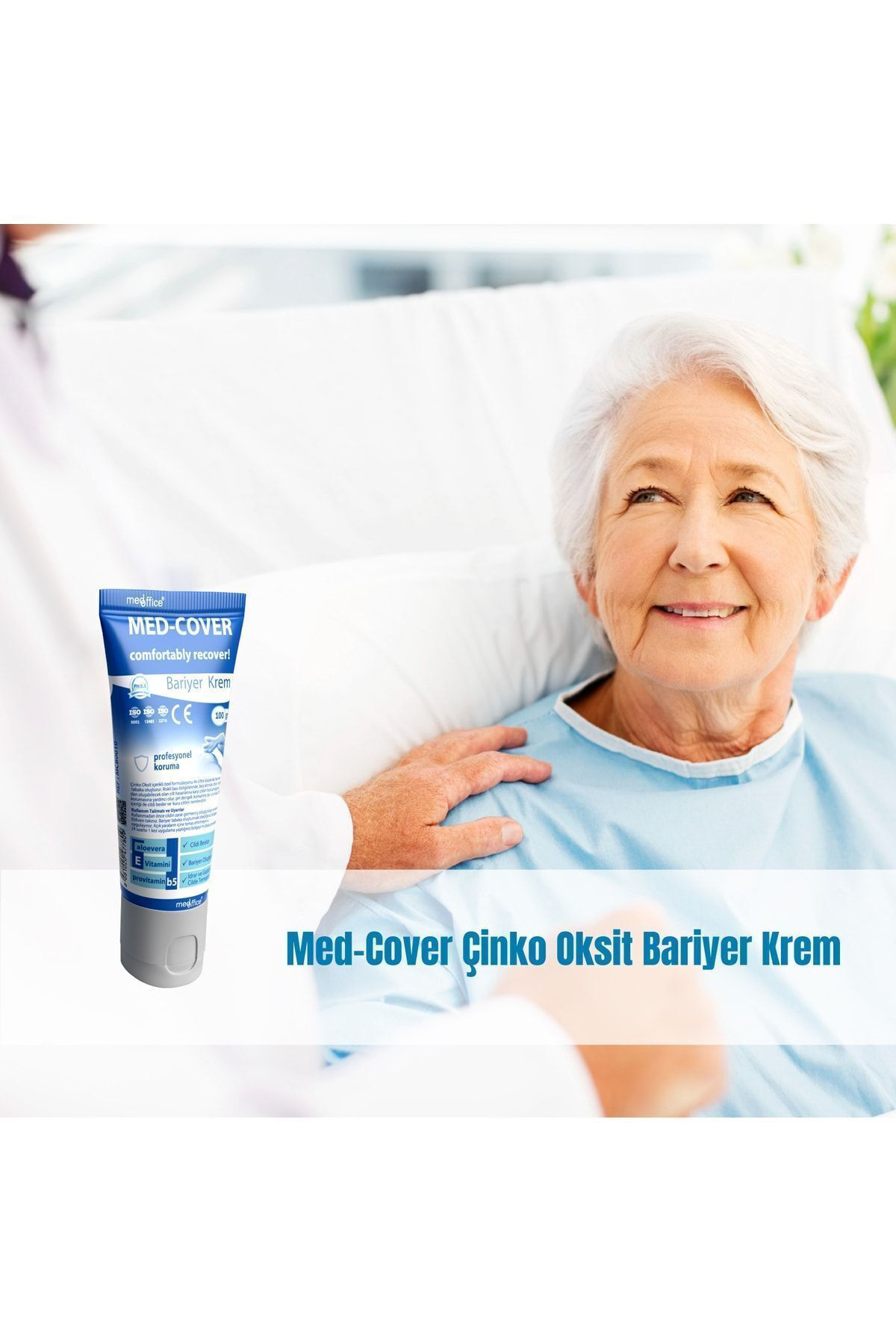 Medcover Çinko Oksit Bariyer Krem 100Gr X 3 Adet