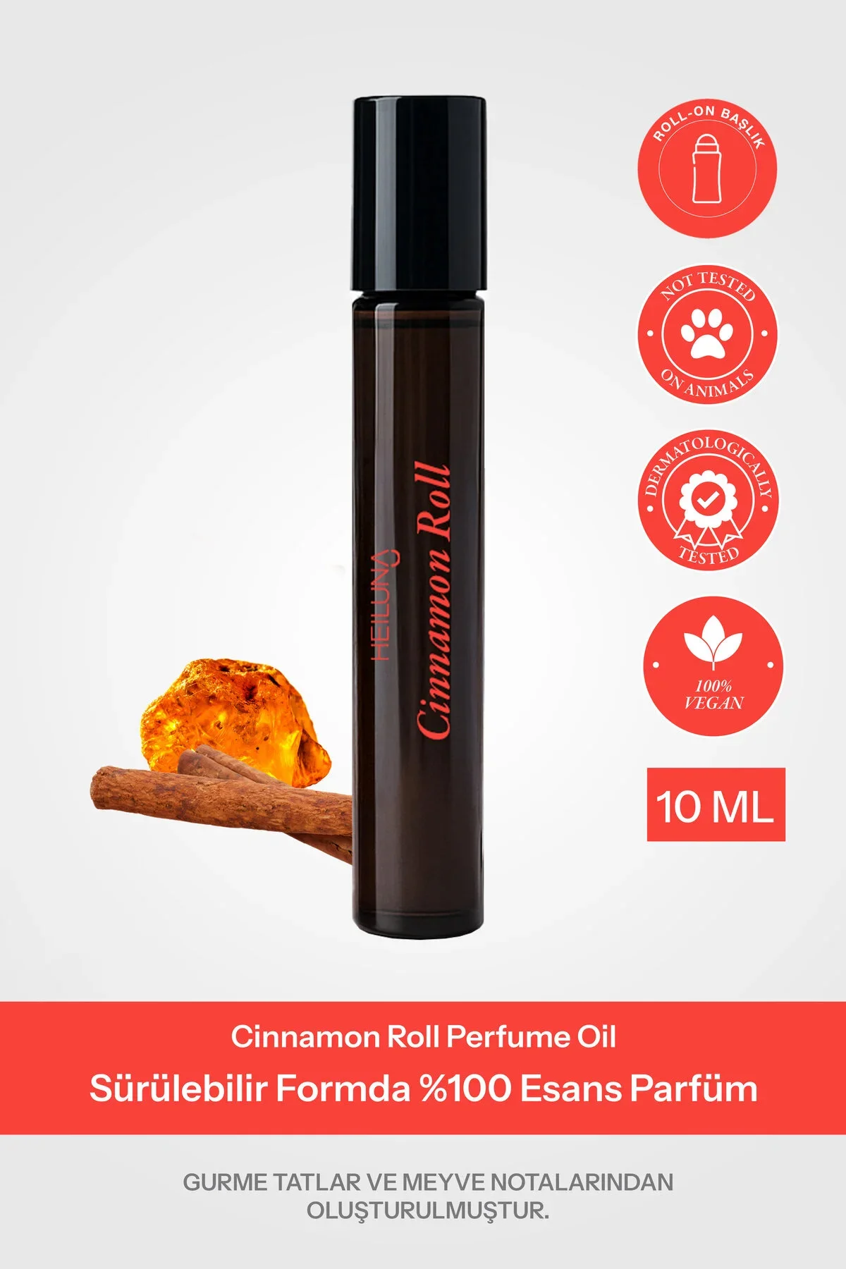 Cinnamon Roll | Sürülebilir %100 Esans Unisex Parfüm | Alkolsüz &