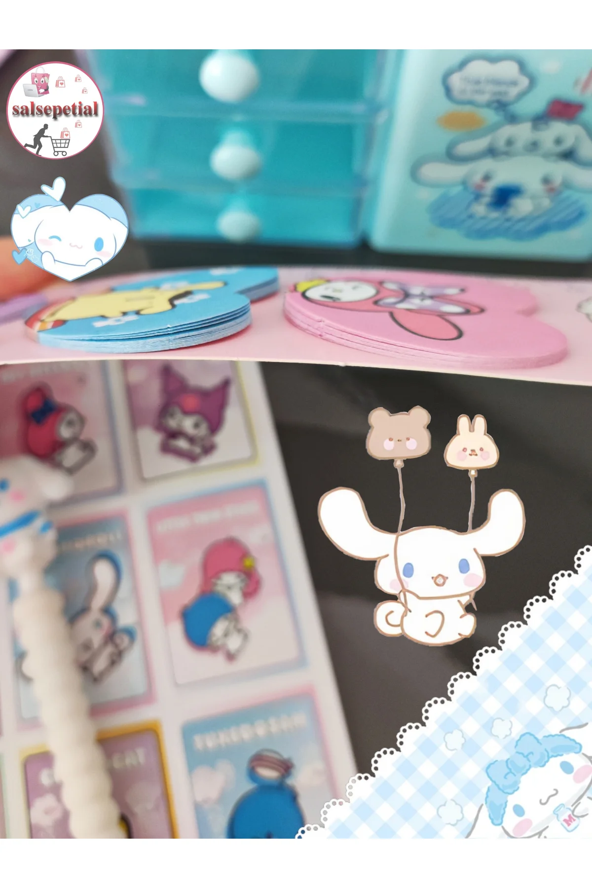 Cinnamoroll Çekmeceli Kalem Kutusu Cinamoroll 0.7 Uçlu Kalem Cetv