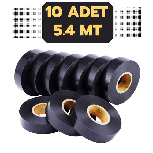 Cinta 10 Adet Elektrik İzolasyon Bandı Cinta 10 Adet Elektrik İzolasyon Bandı