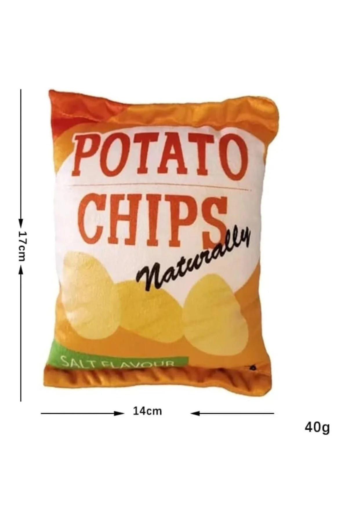 Cips Dayanıklı Sesli Köpek Oyuncağı 1 Adet (PATATO)