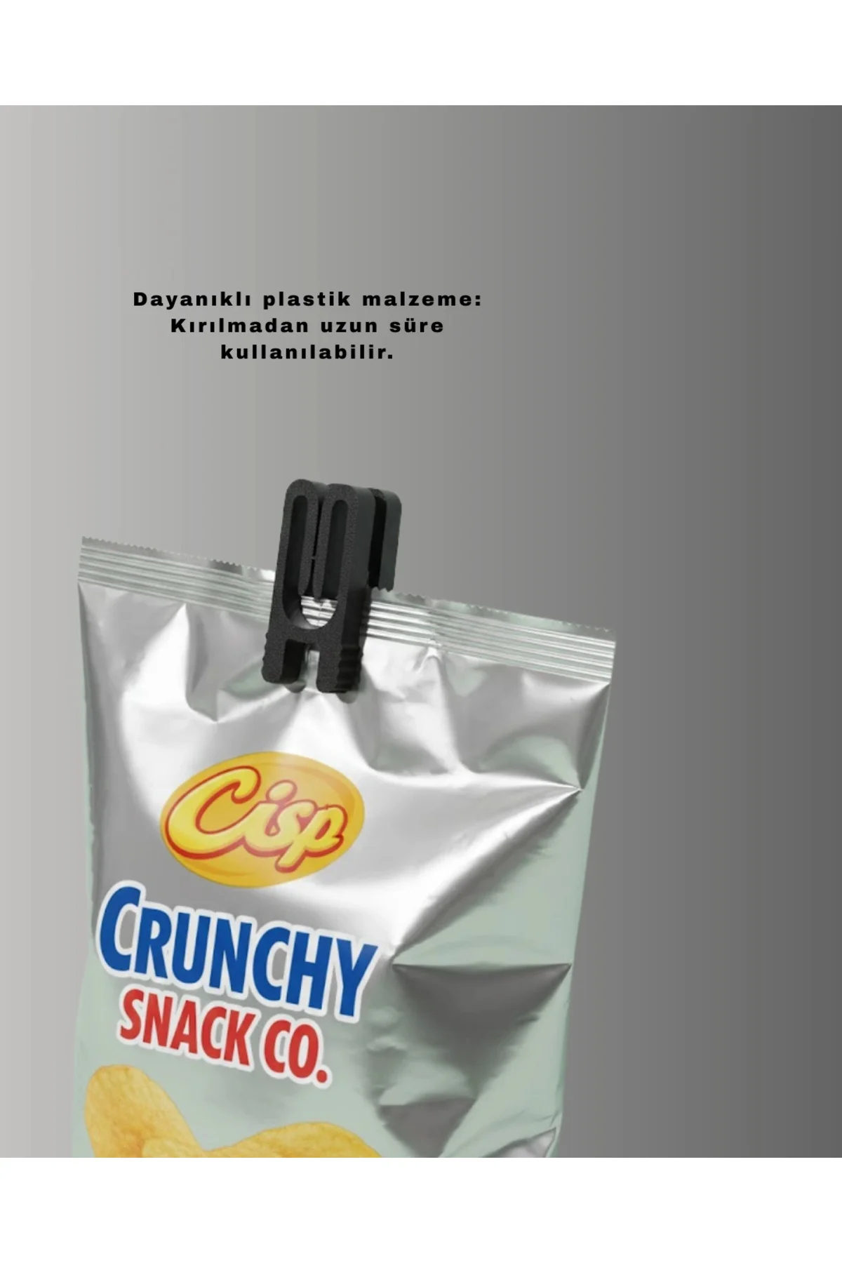 Cips Kahve ve Bakliyat İçin Poşet Kapatma Mandalı 10’lu