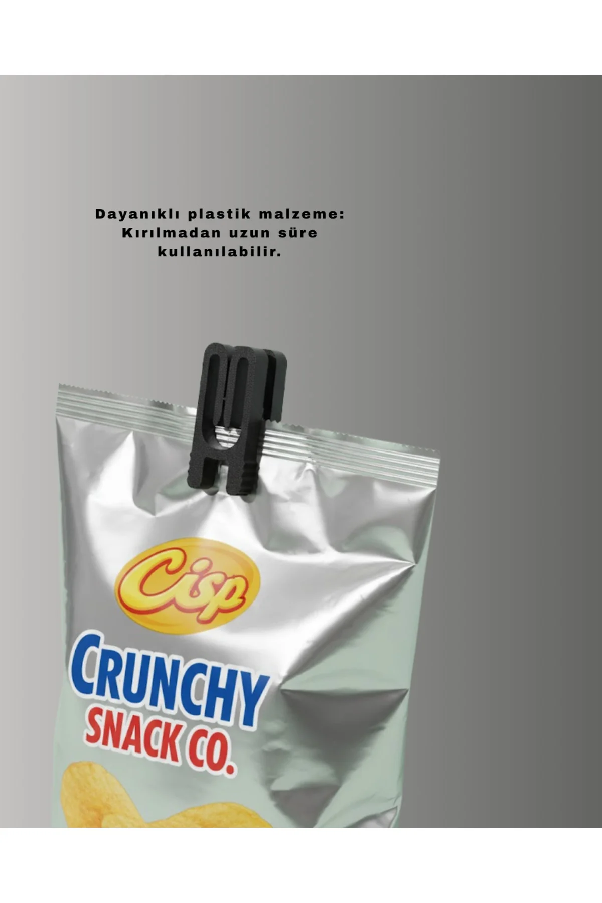 Cips Kahve ve Bakliyat İçin Poşet Kapatma Mandalı 10’lu